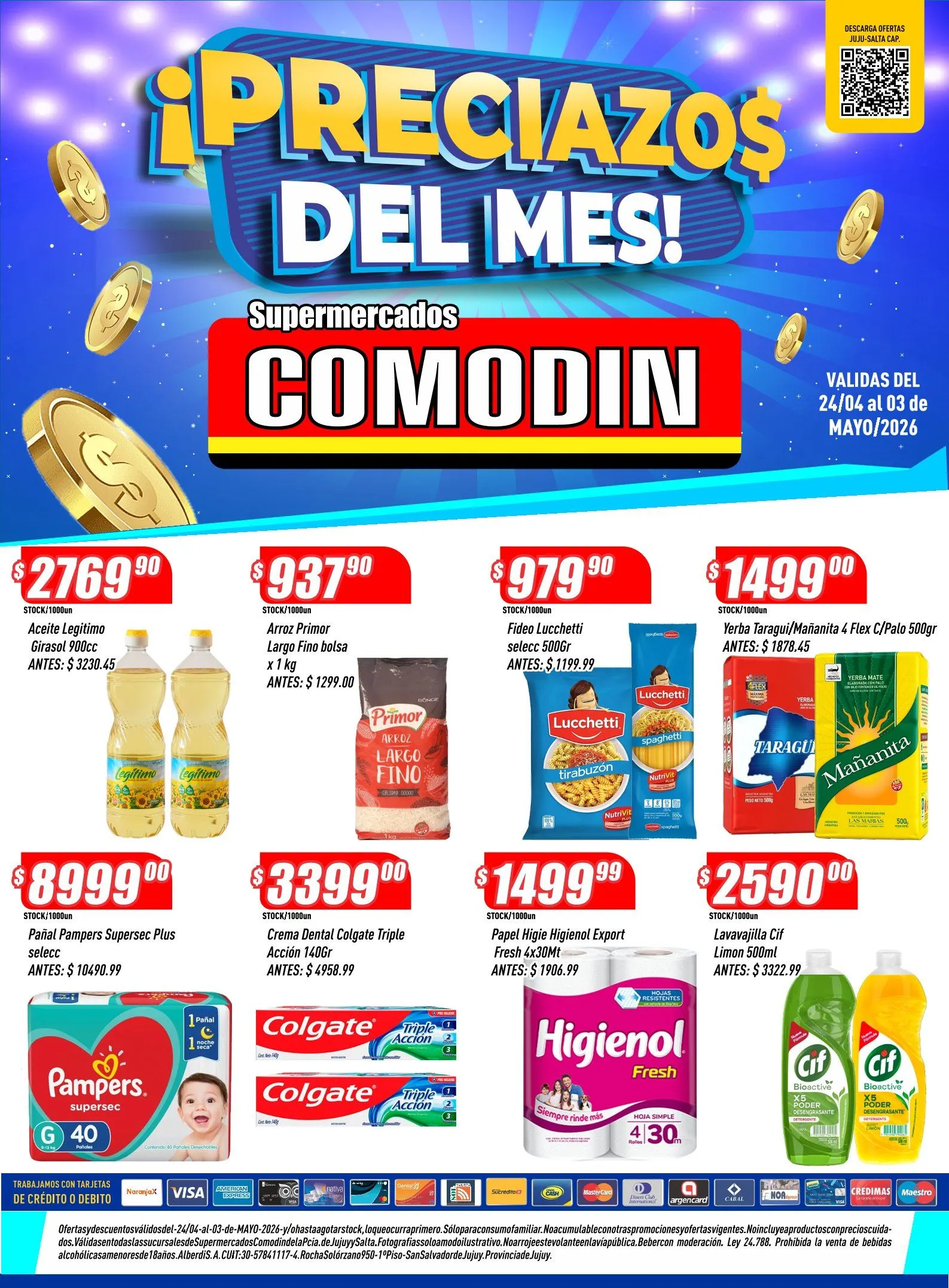 Ofertas de Ofertas Supermercados Comodín 24 de abril al 3 de mayo 2026 - Página 1 del catálogo