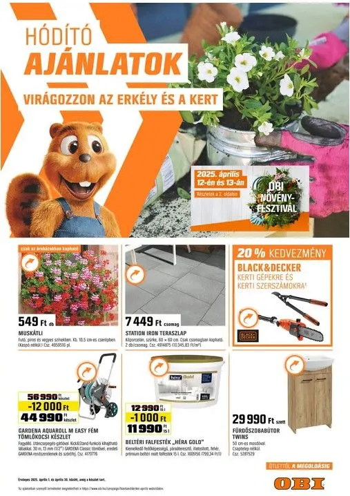 Katalógus OBI Ajánlatok április 1.-tól április 30.-ig 2025. - Oldal 
