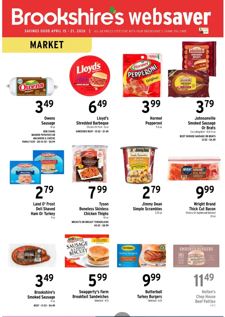 Weekly ad Brookshires Sales from April 15 to April 21 2026 - Page 