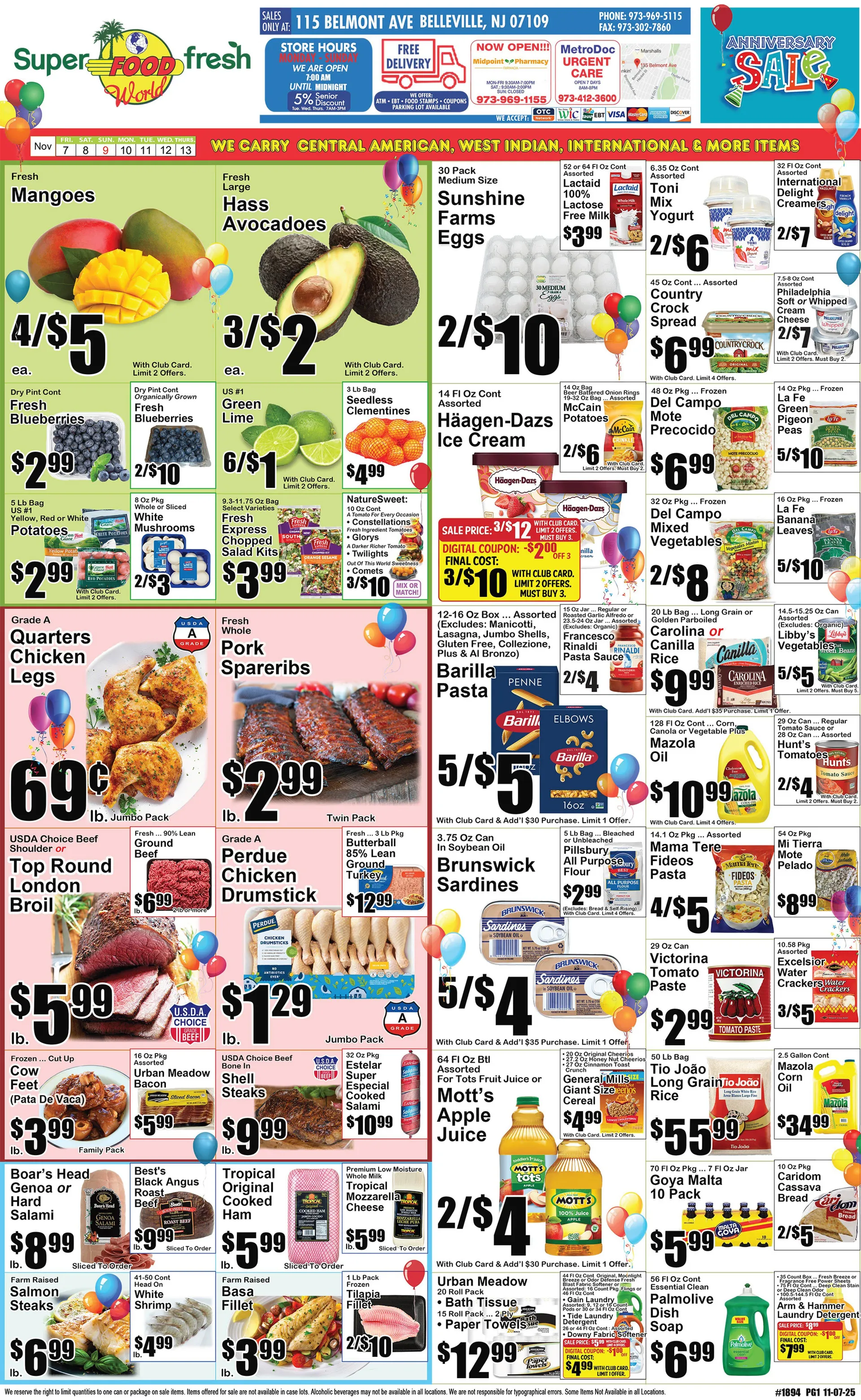 Weekly ad SuperFresh Sales from November 7 to November 13 2025 - Page 1