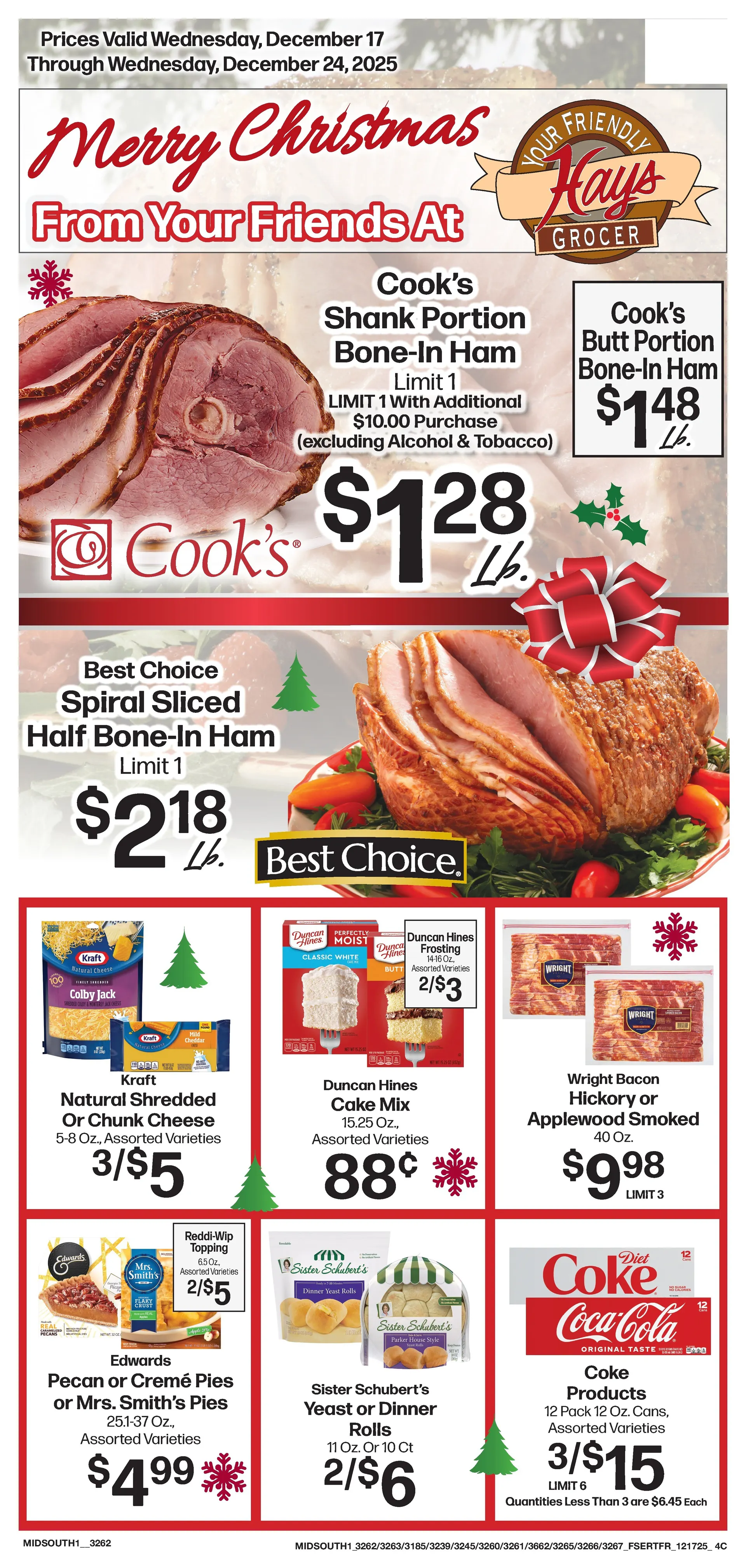 Weekly ad Hays Supermarket Sales from December 17 to December 24 2025 - Page 