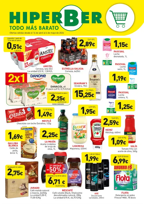 Catálogo de Hiperber Ofertas 16 de abril al 6 de mayo 2026 - Página 1