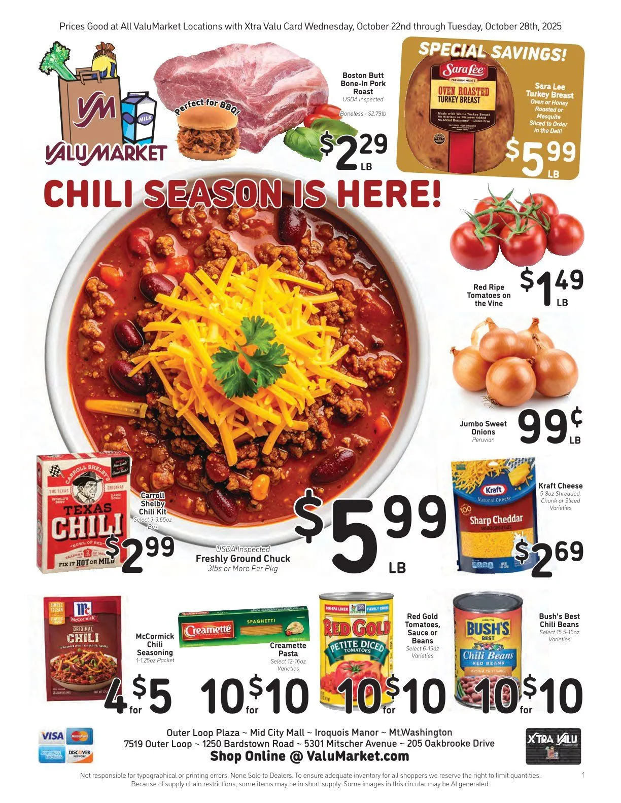 Weekly ad ValuMarket Sales from October 22 to October 28 2025 - Page 