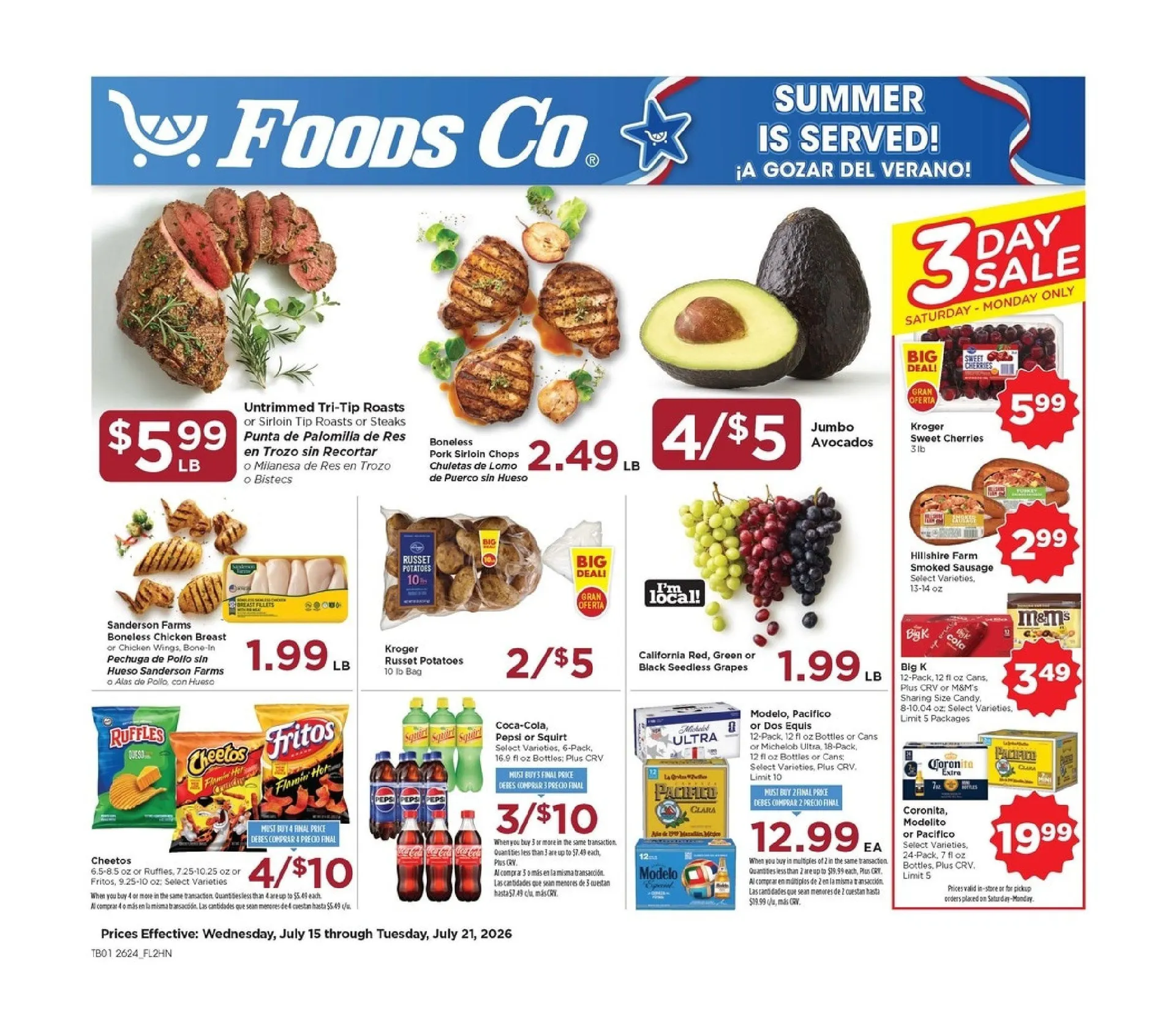 Weekly ad Foods Co. Sales from July 15 to July 21 2026 - Page 