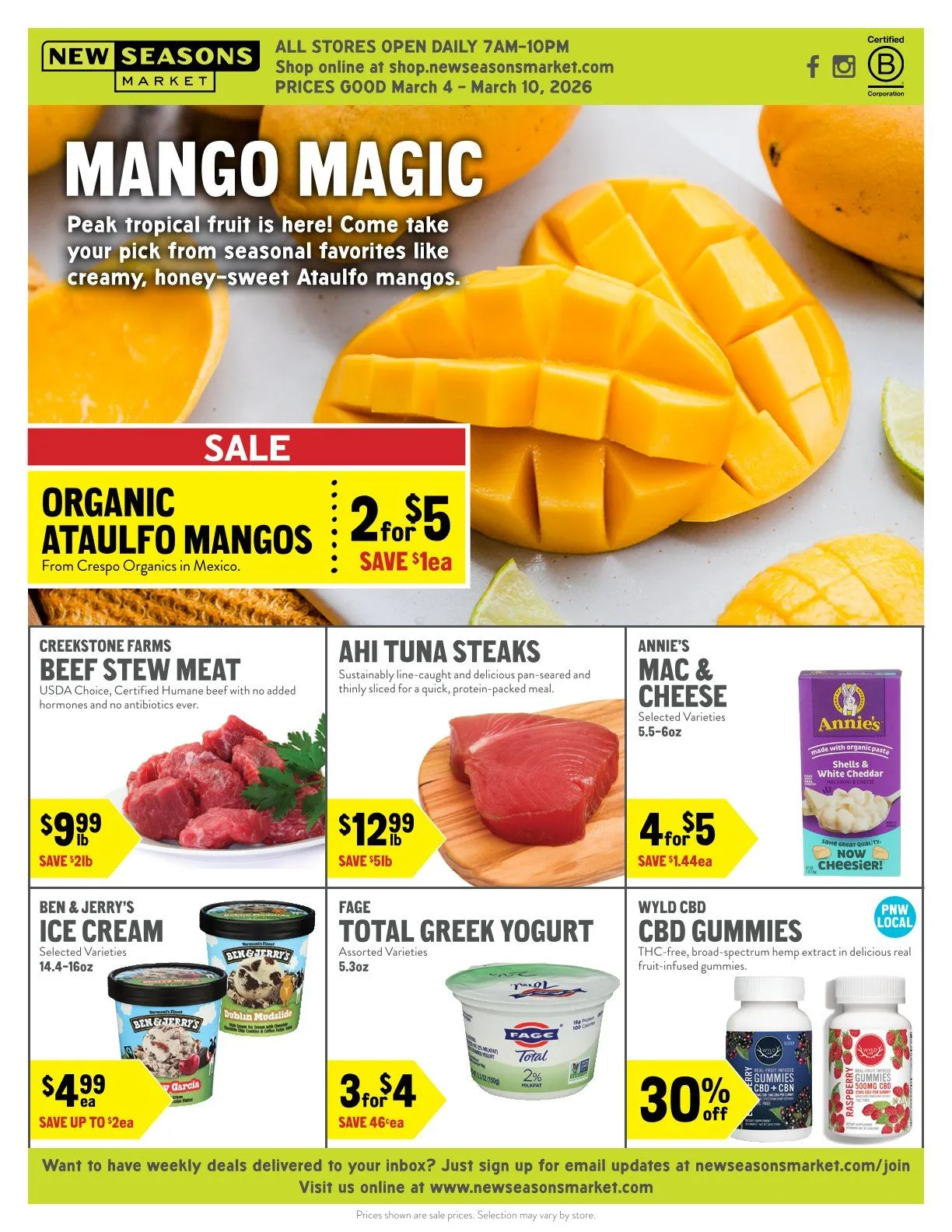 Weekly ad New Seasons Market Sales from March 4 to March 10 2026 - Page 1