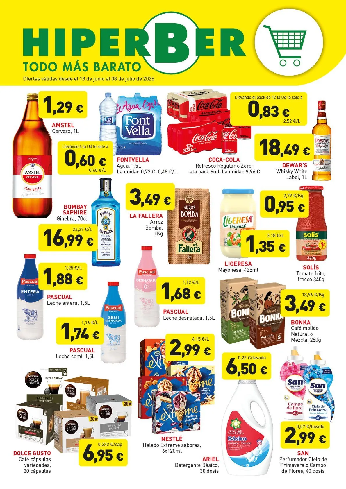 Catálogo de Hiperber Ofertas 18 de junio al 8 de julio 2026 - Página