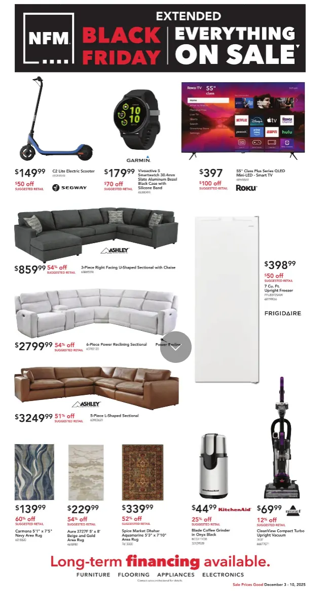 Weekly ad Nebraska Furniture Mart Sales from December 3 to December 10 2025 - Page 