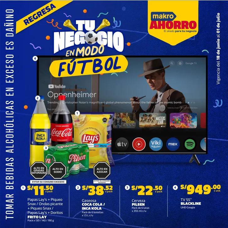 Catalogo de Makro Ofertas 18 de junio al 1 de julio 2026 - Pag 1