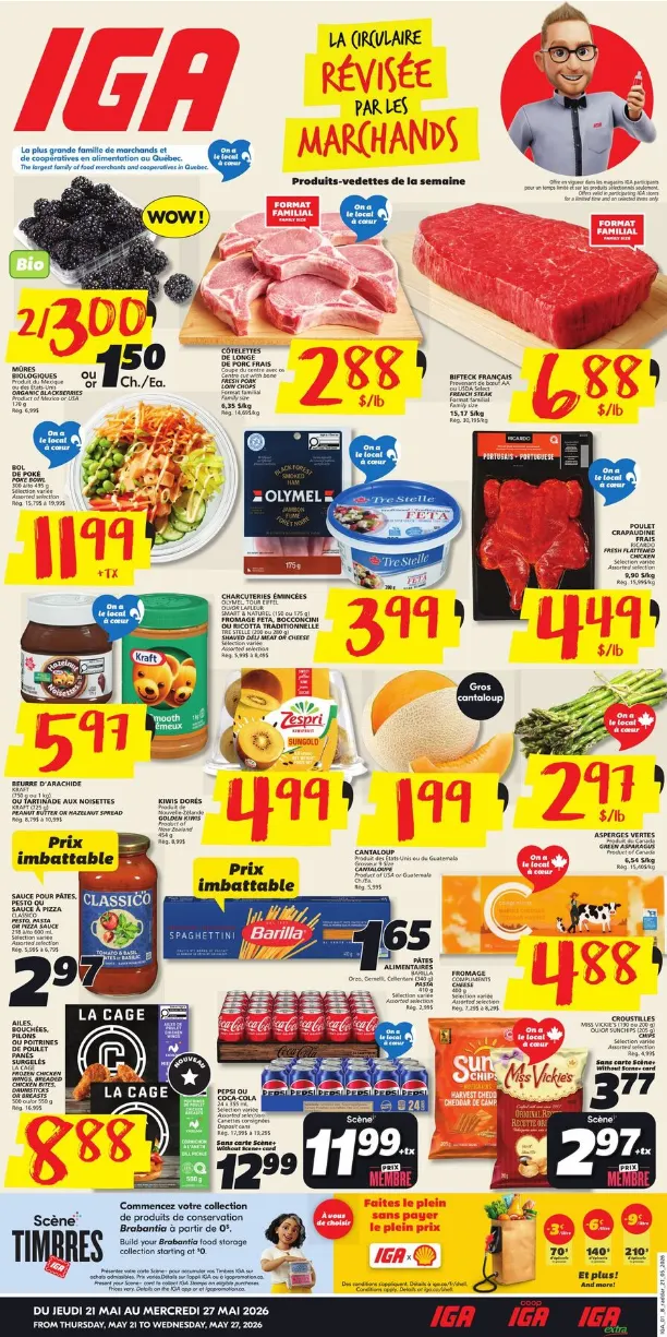 IGA Sales from May 21 to May 27 2026 - flyer page 1