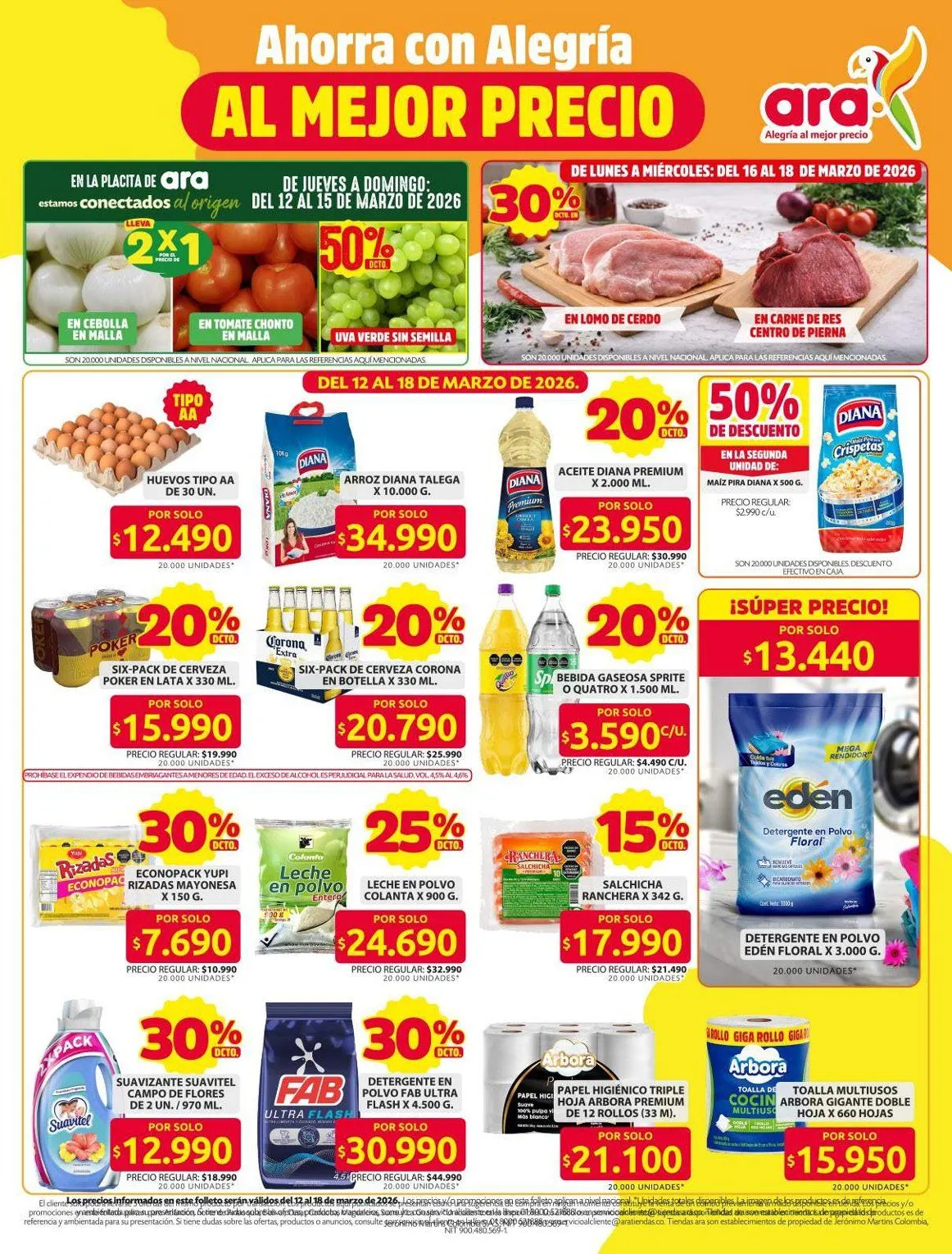 Catalogo de Ofertas de Ara 12 de marzo al 18 de marzo 2026 - Pag 