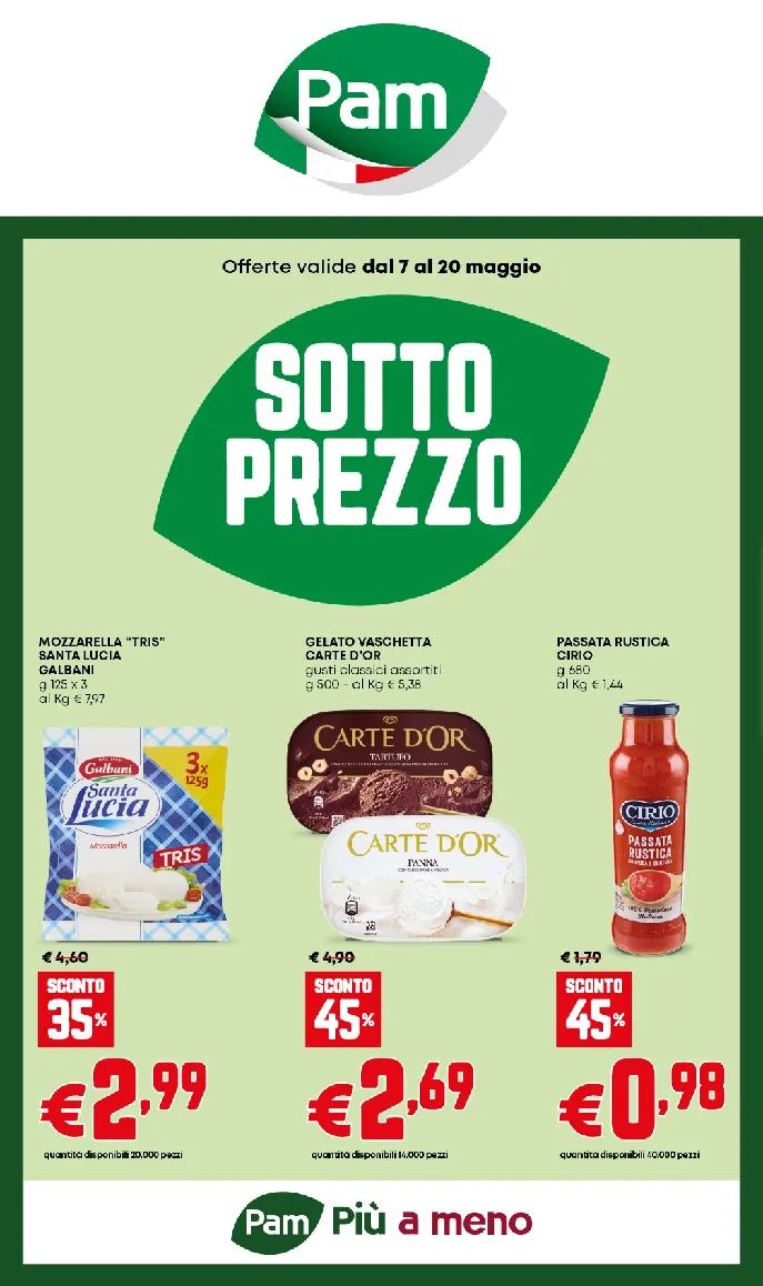 Volantini Pam da 7 maggio a 20 maggio di 2026 - Pagina del volantino 1