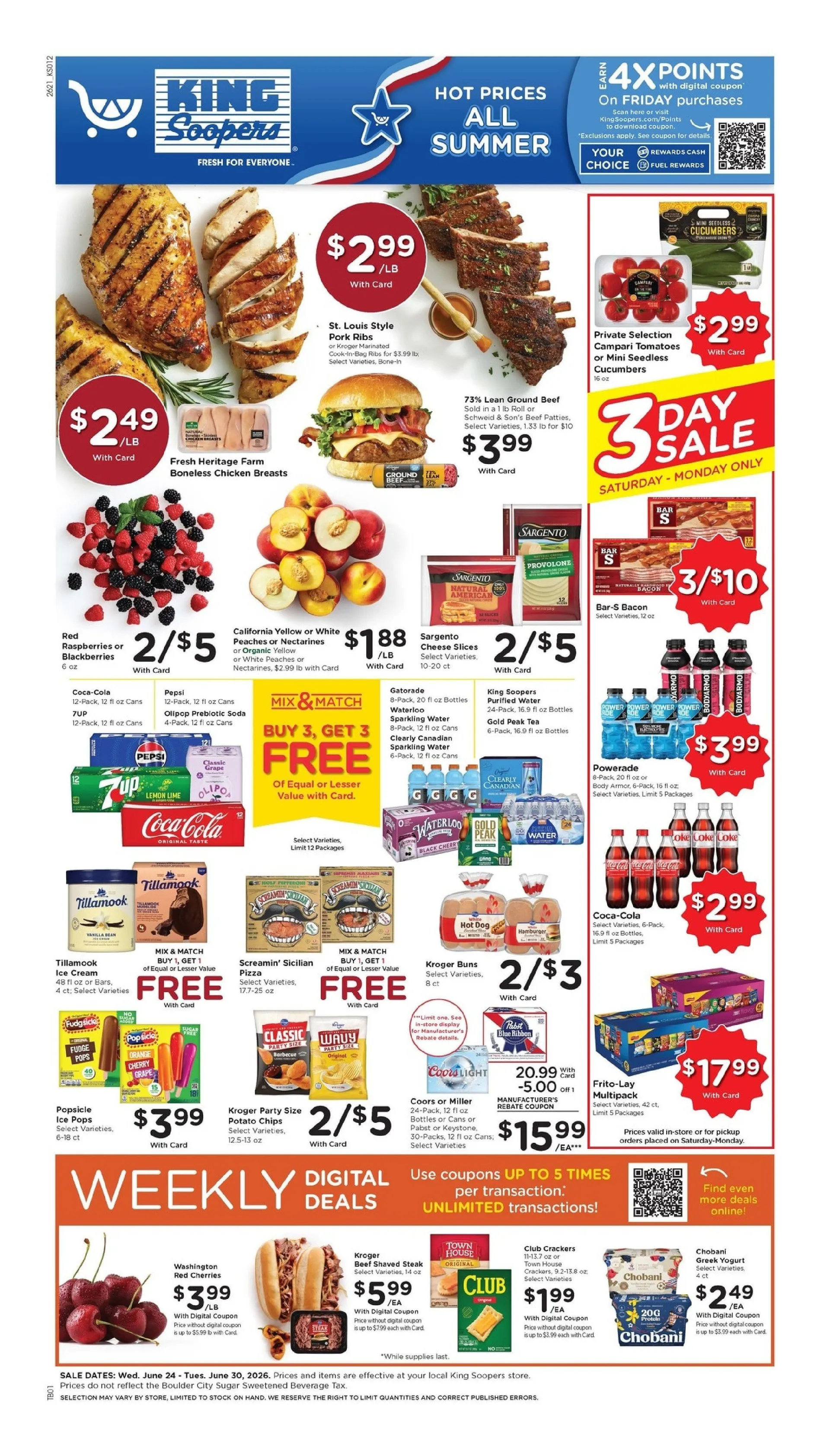 Weekly ad King Soopers Sales from June 24 to June 30 2026 - Page 1