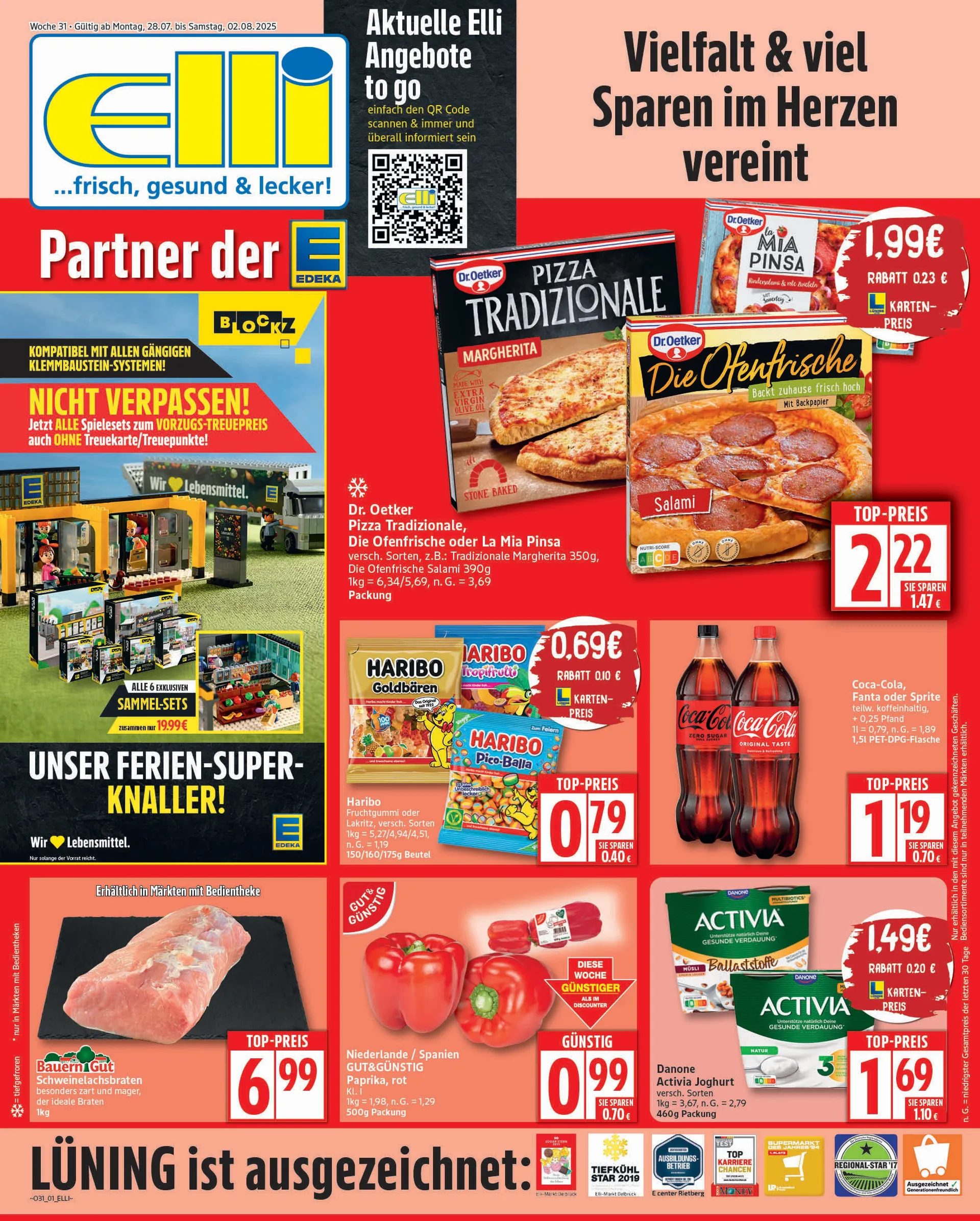 Elli Markt Prospekte von 28. Juli bis 3. August 2025 - Prospekt seite