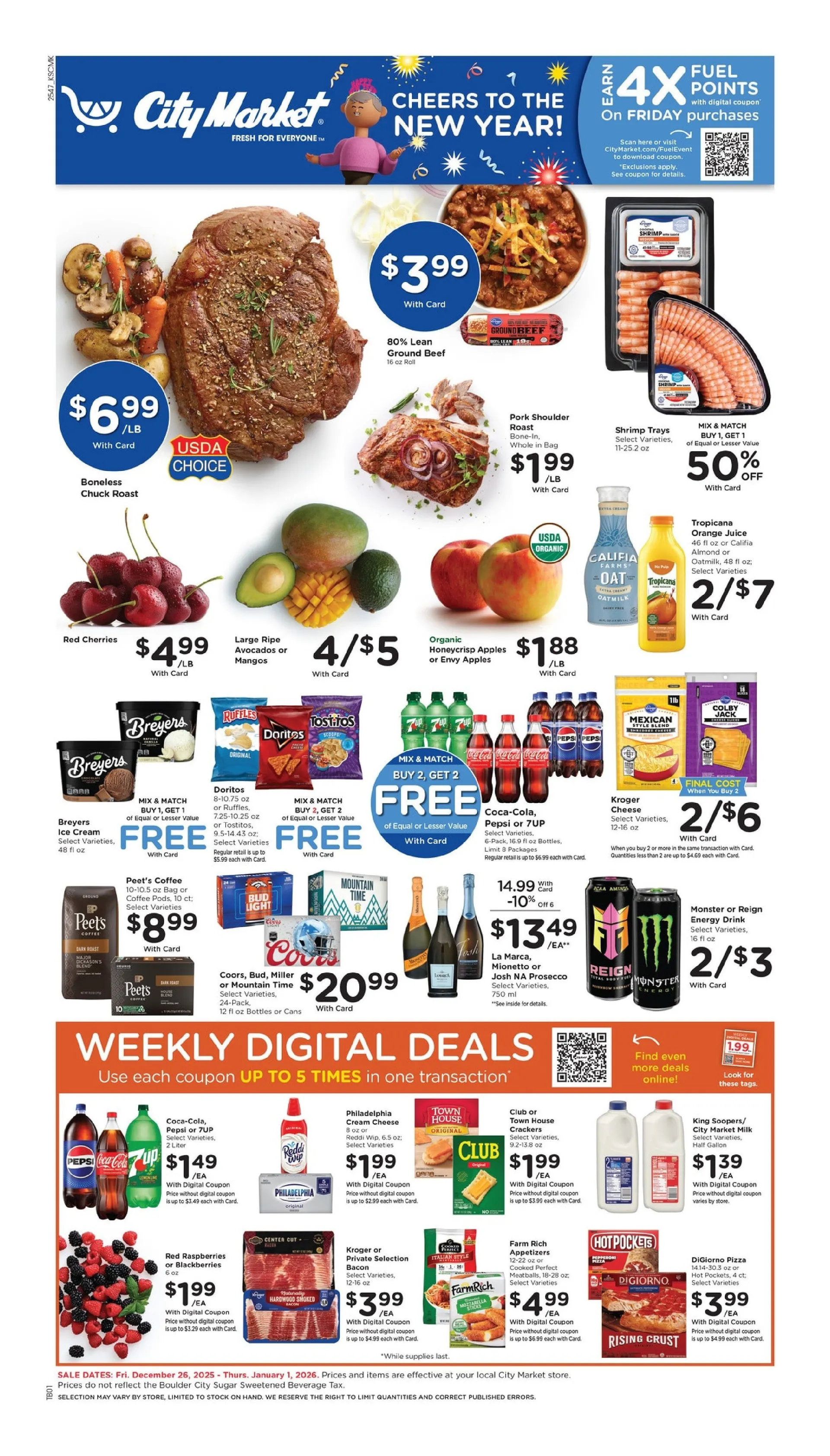 Weekly ad City Market Sales from December 26 to January 1 2026 - Page 1