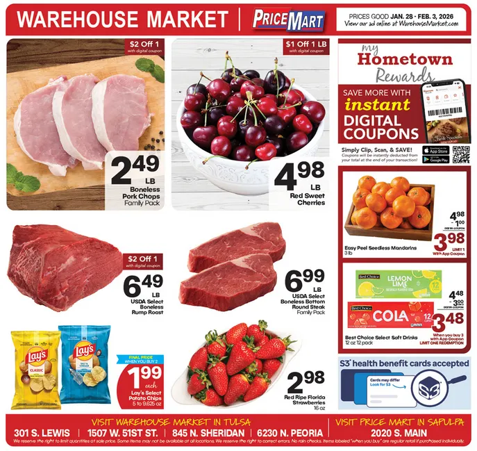 Weekly promotion Warehouse Market  Sales spanning from January 26 to February 3 2026 - Page  for Catalogue 365