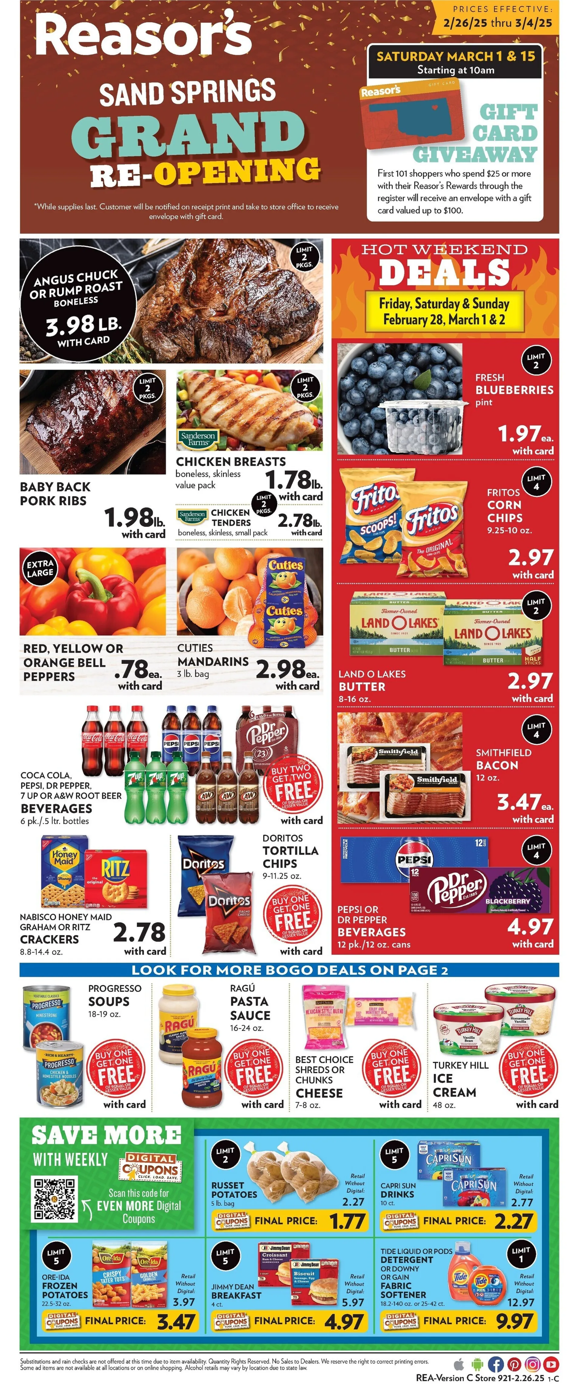 Weekly ad Reasor's sales from February 26 to March 4 2025 - Page 