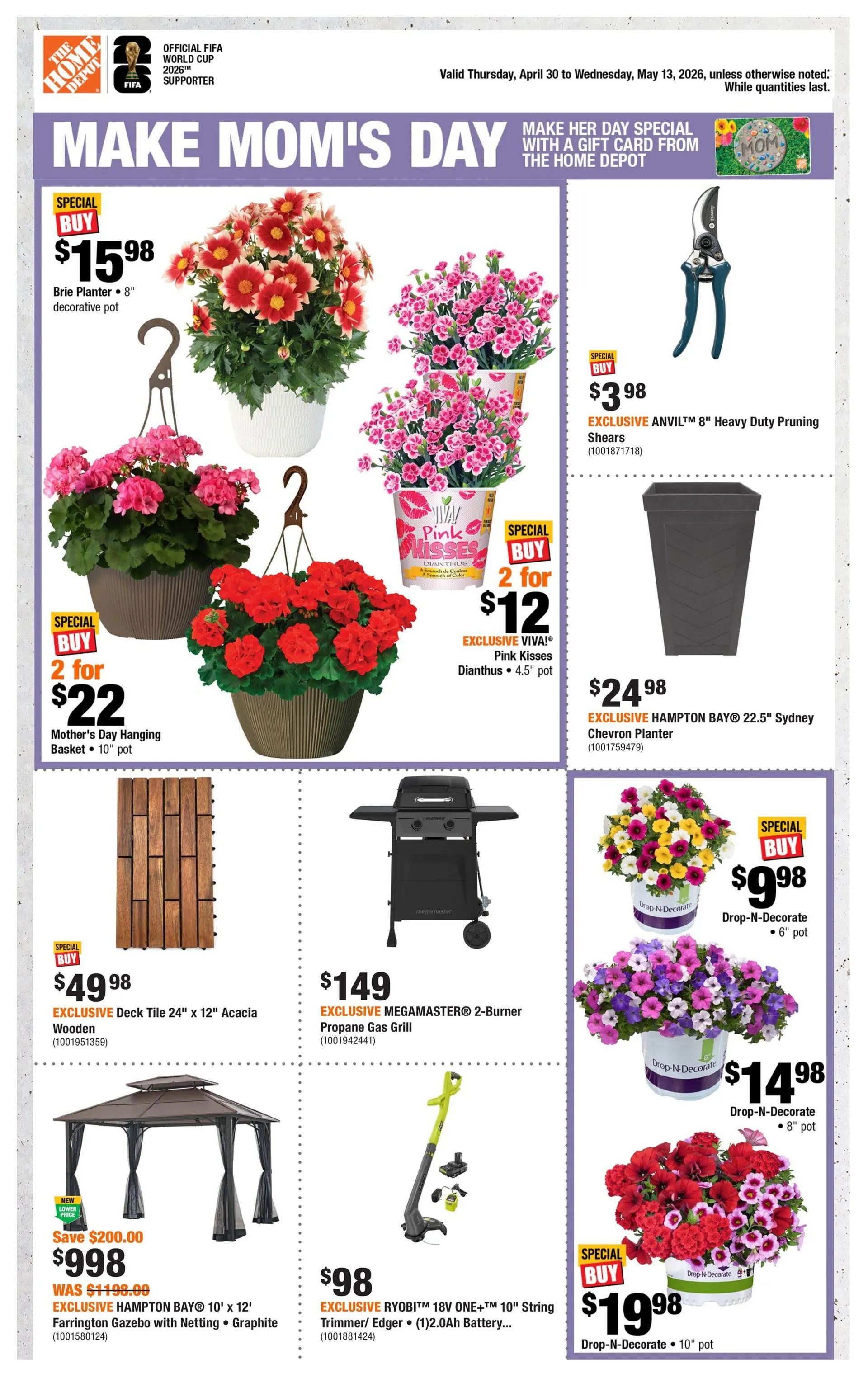 The Home Depot Sales from April 30 to May 13 2026 - flyer page 1