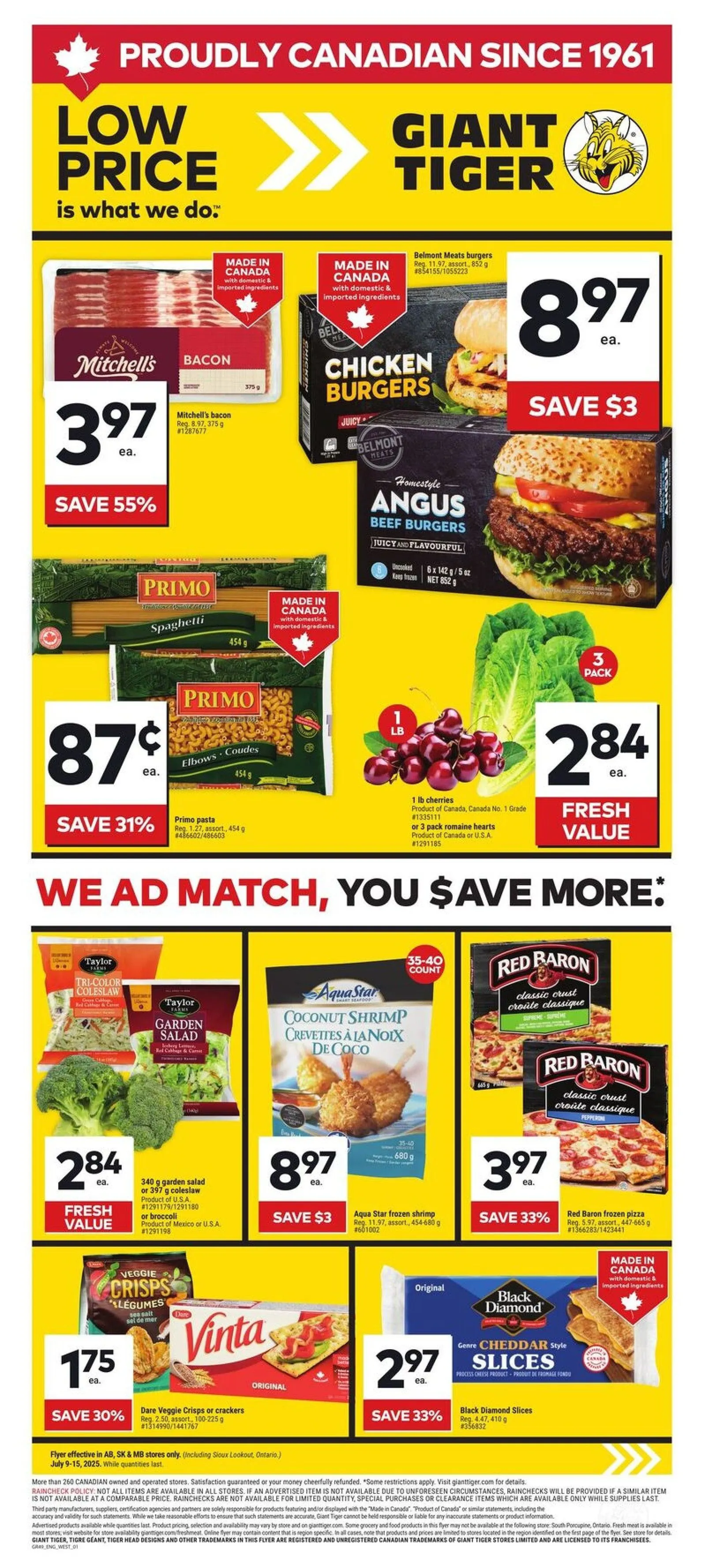 Giant Tiger Sales from July 9 to July 15 2025 - flyer page