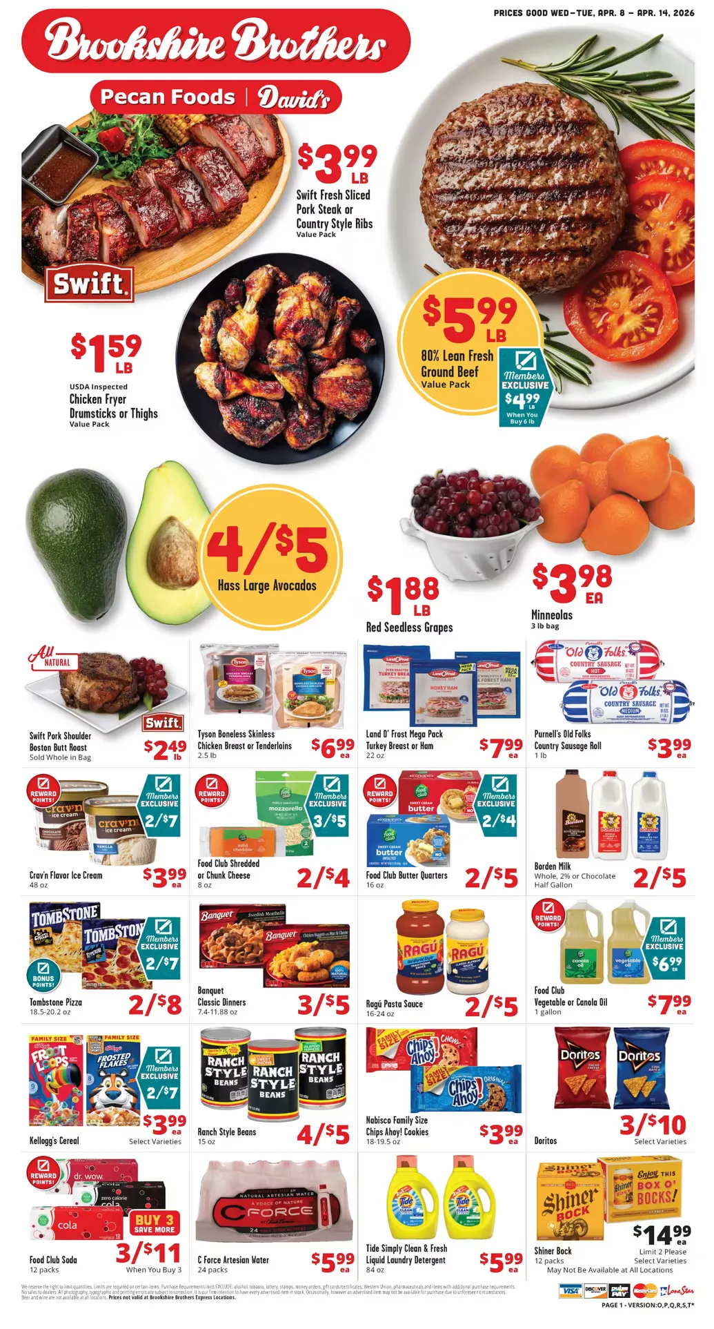 Weekly ad Brookshire Brothers Sales from April 8 to April 14 2026 - Page 