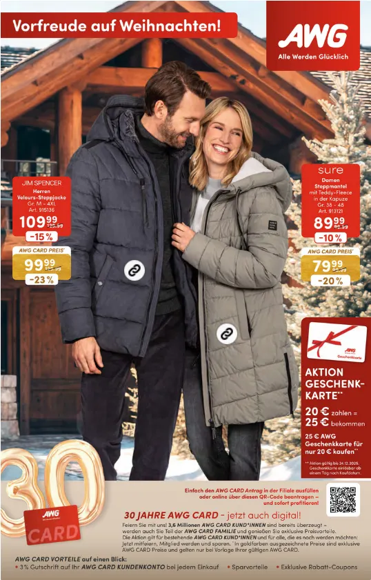 AWG Angebote von 15. November bis 29. November 2025 - Prospekt seite 1