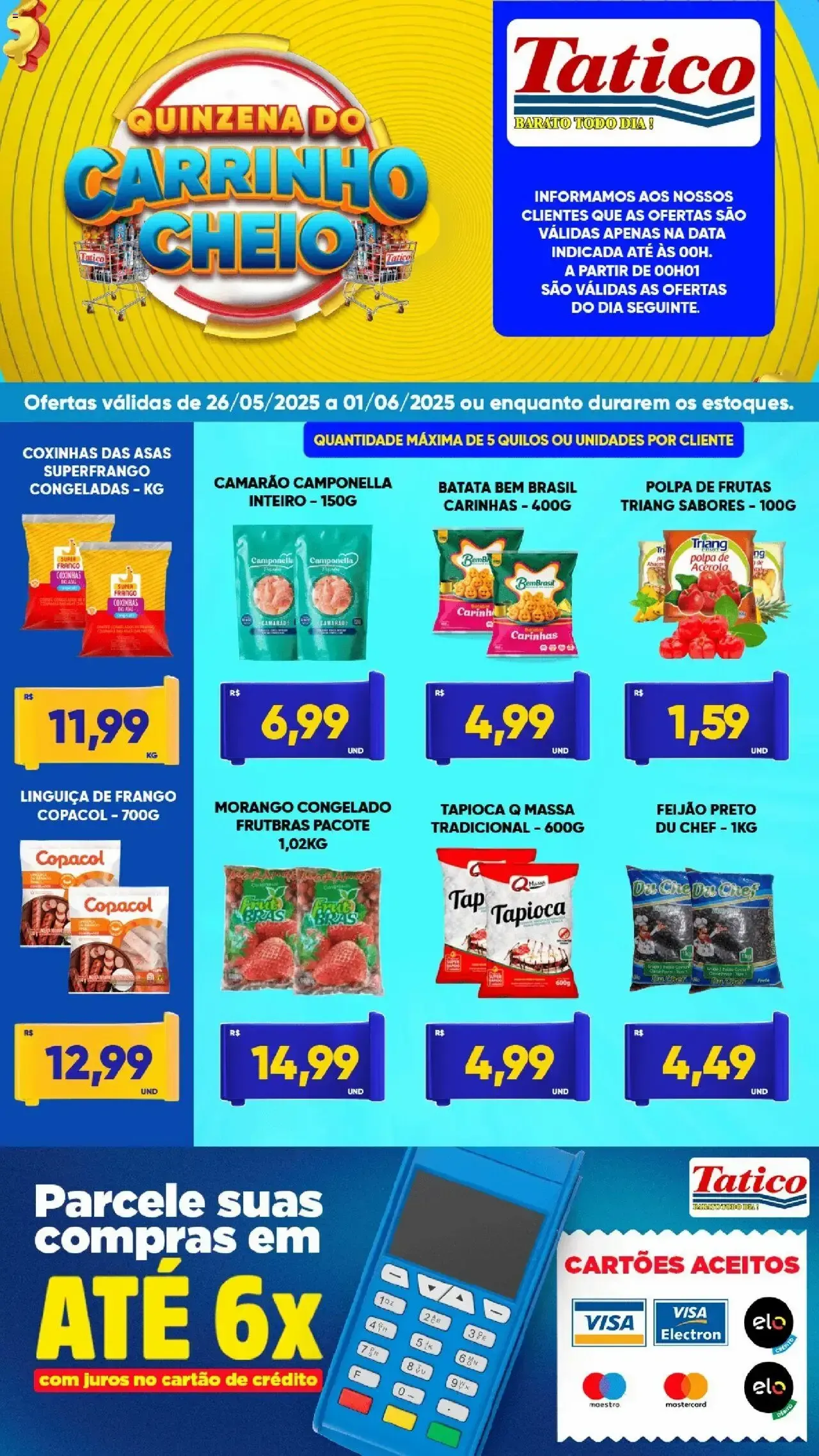 Encarte de Folhetos Tatico 26 de maio até 1 de junho 2025 - Pagina 1