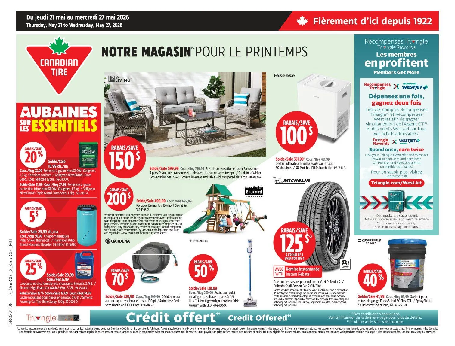 Canadian Tire Sales from May 22 to May 28 2026 - flyer page 1