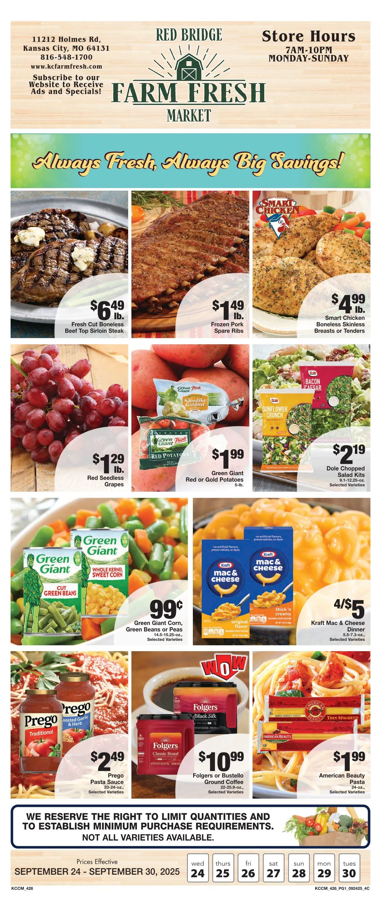 Weekly ad Weekly ads from September 24 to September 30 2025 - Page 1