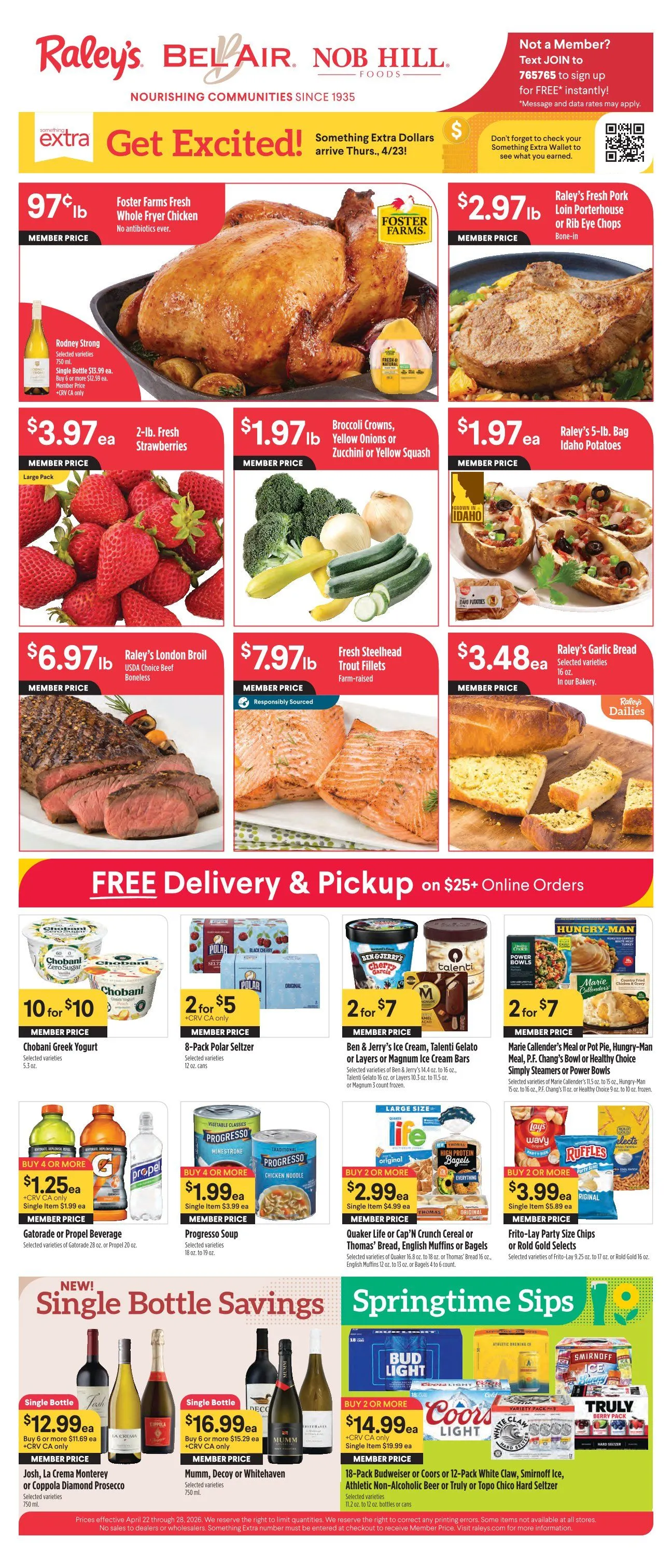 Weekly ad Raley's  Sales from April 22 to April 28 2026 - Page 