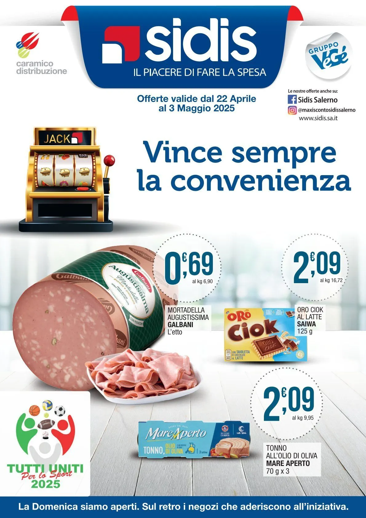 Volantini Maxi Sidis da 22 aprile a 3 maggio di 2025 - Pagina del volantino