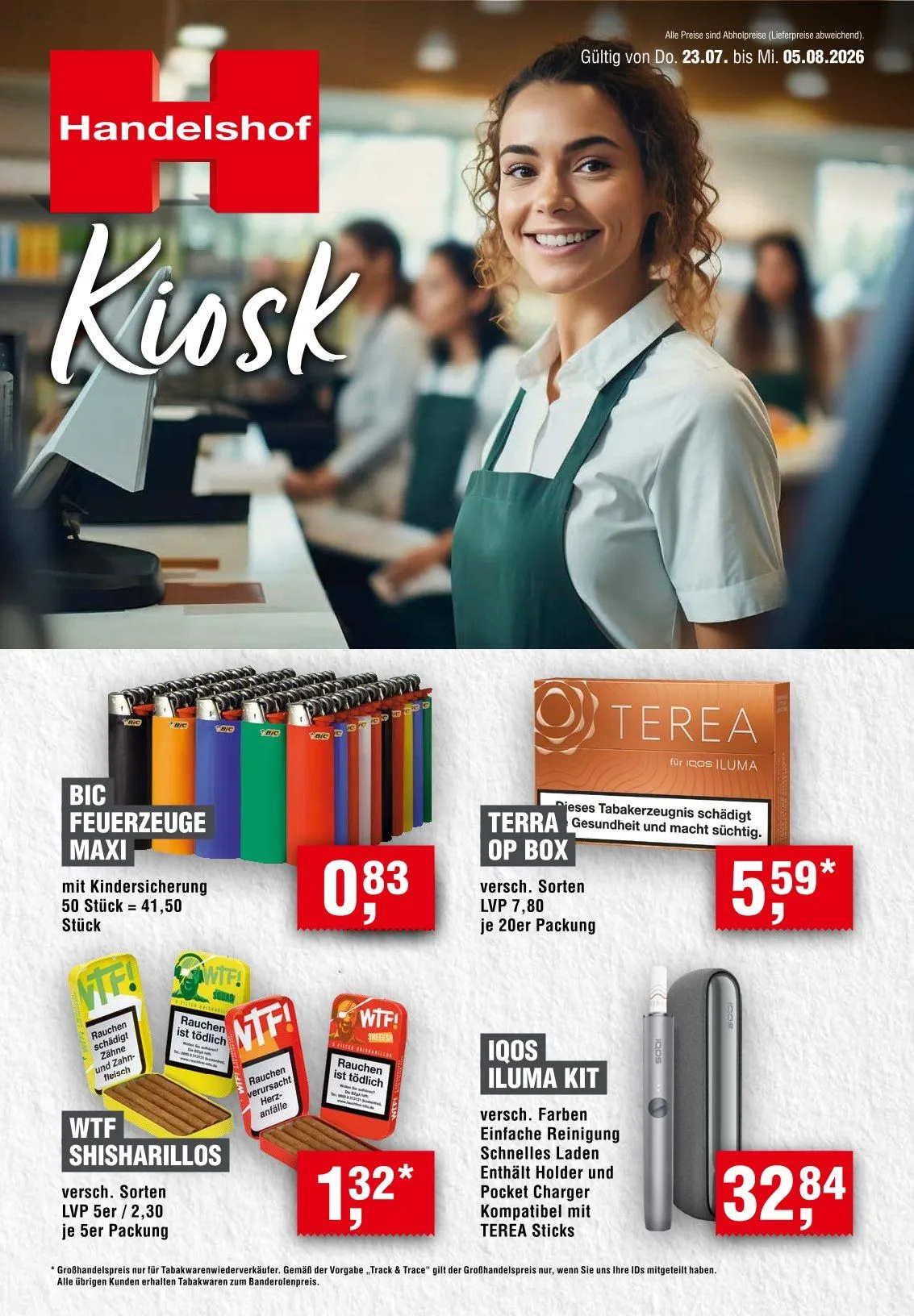 Handelshof Prospekte  von 23. Juli bis 5. August 2026 - Prospekt seite 1