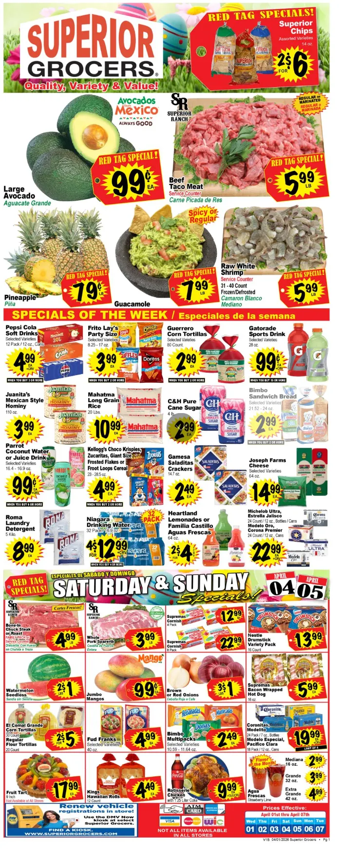 Weekly ad Superior Grocers Sales from April 1 to April 7 2026 - Page 