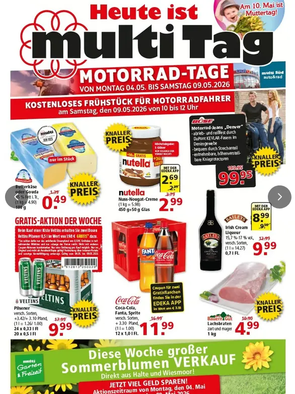 Multi Markt Angebote von 4. Mai bis 9. Mai 2026 - Prospekt seite 1