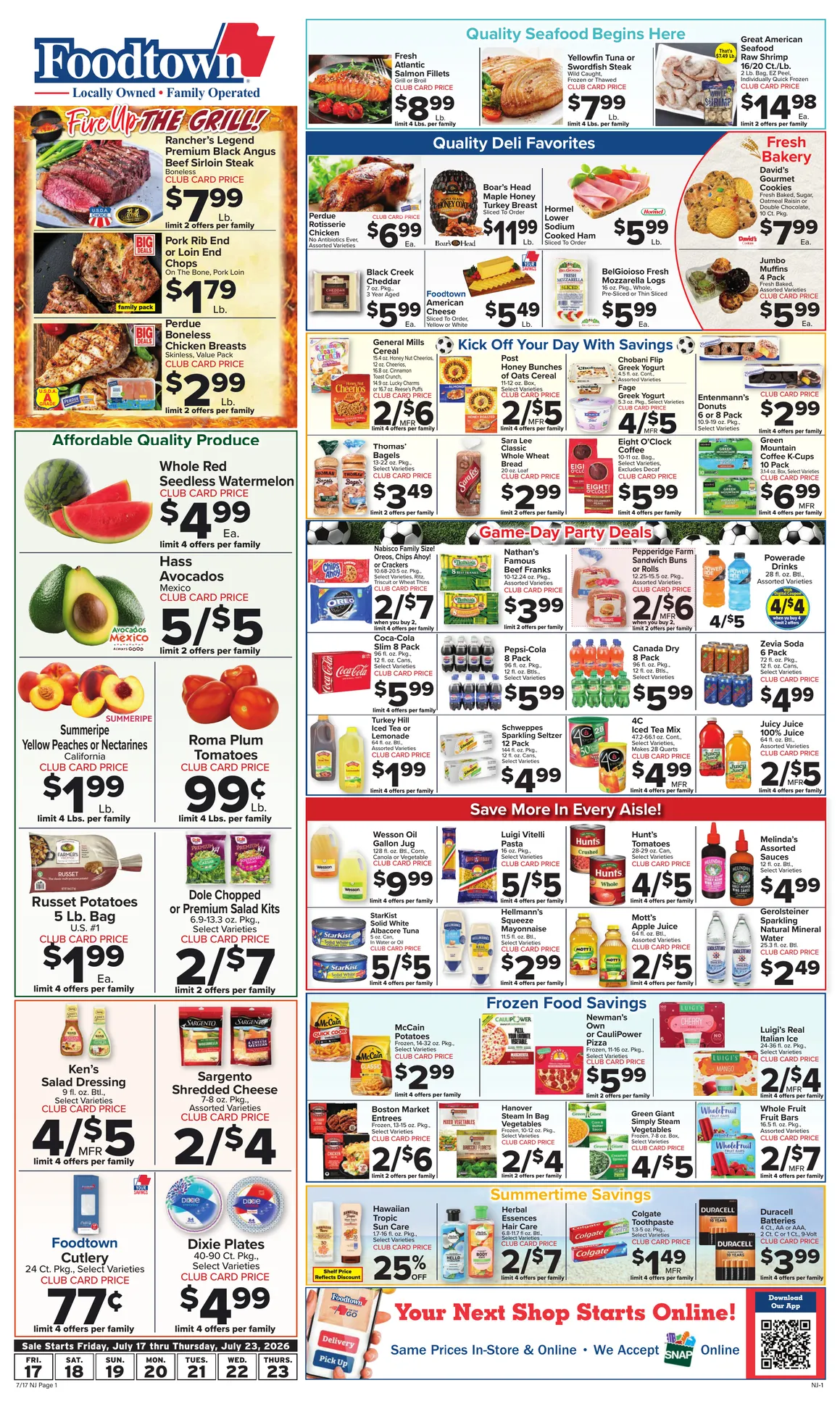 Weekly ad Foodtown Sales from July 17 to July 23 2026 - Page 