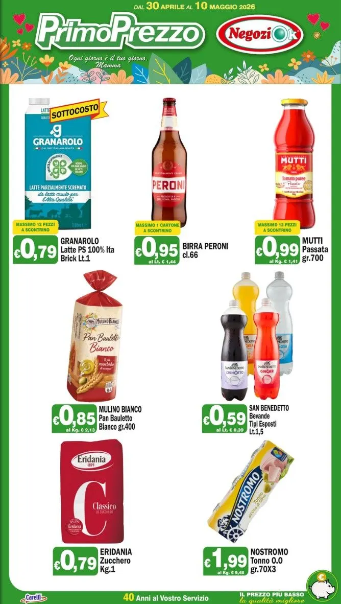 Volantini Primo Prezzo da 30 aprile a 10 maggio di 2026 - Pagina del volantino 1