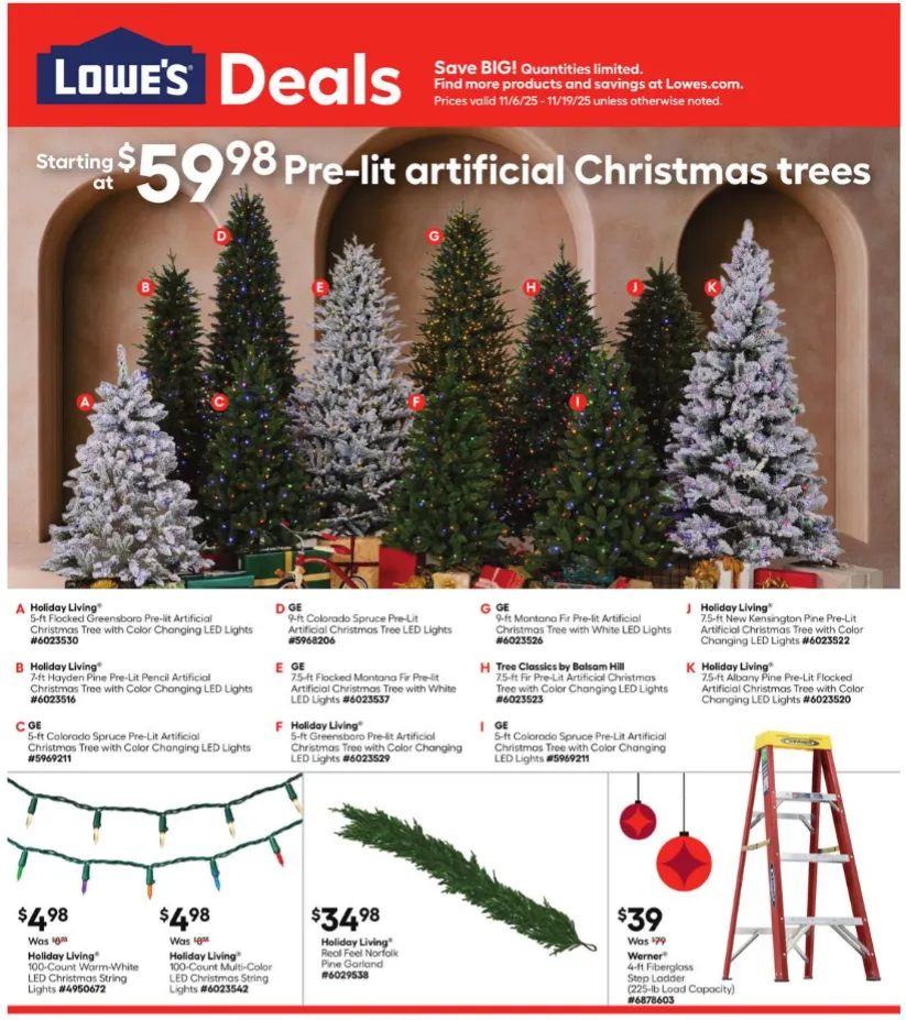 Weekly ad Lowe's Sales from November 6 to November 19 2025 - Page