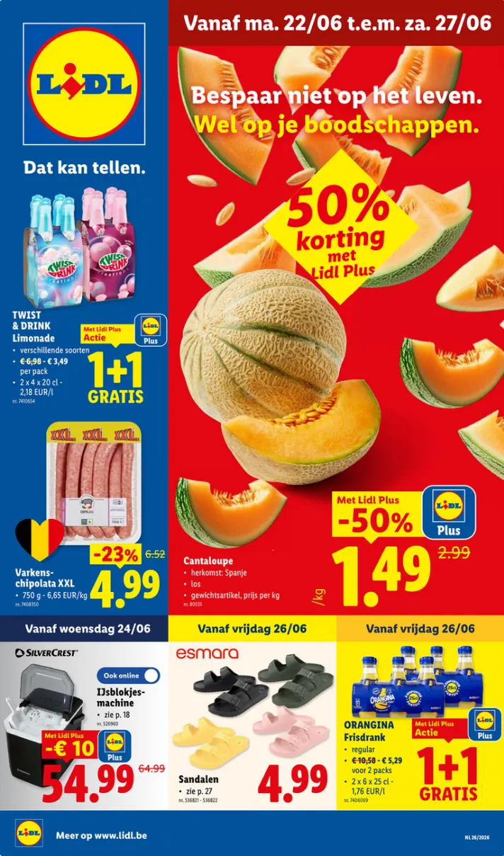 LIDL Folders van 22 juni tot 27 juni 2026 - folder pagina 1