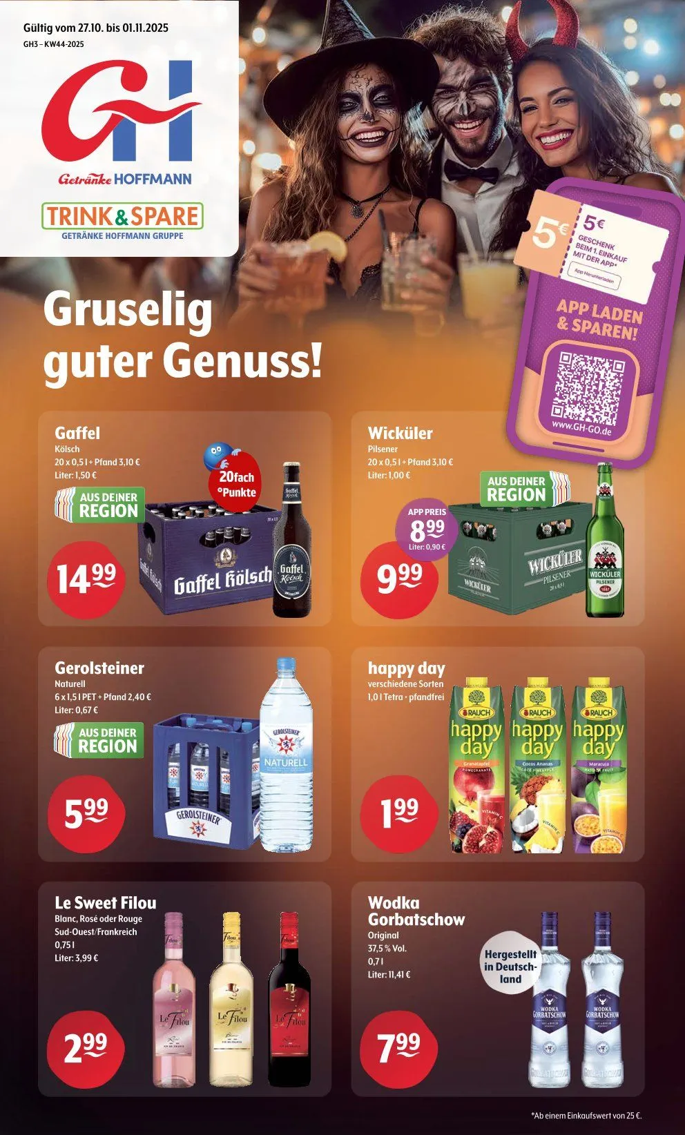 Trink und Spare Prospekte von 27. Oktober bis 1. November 2025 - Prospekt seite 