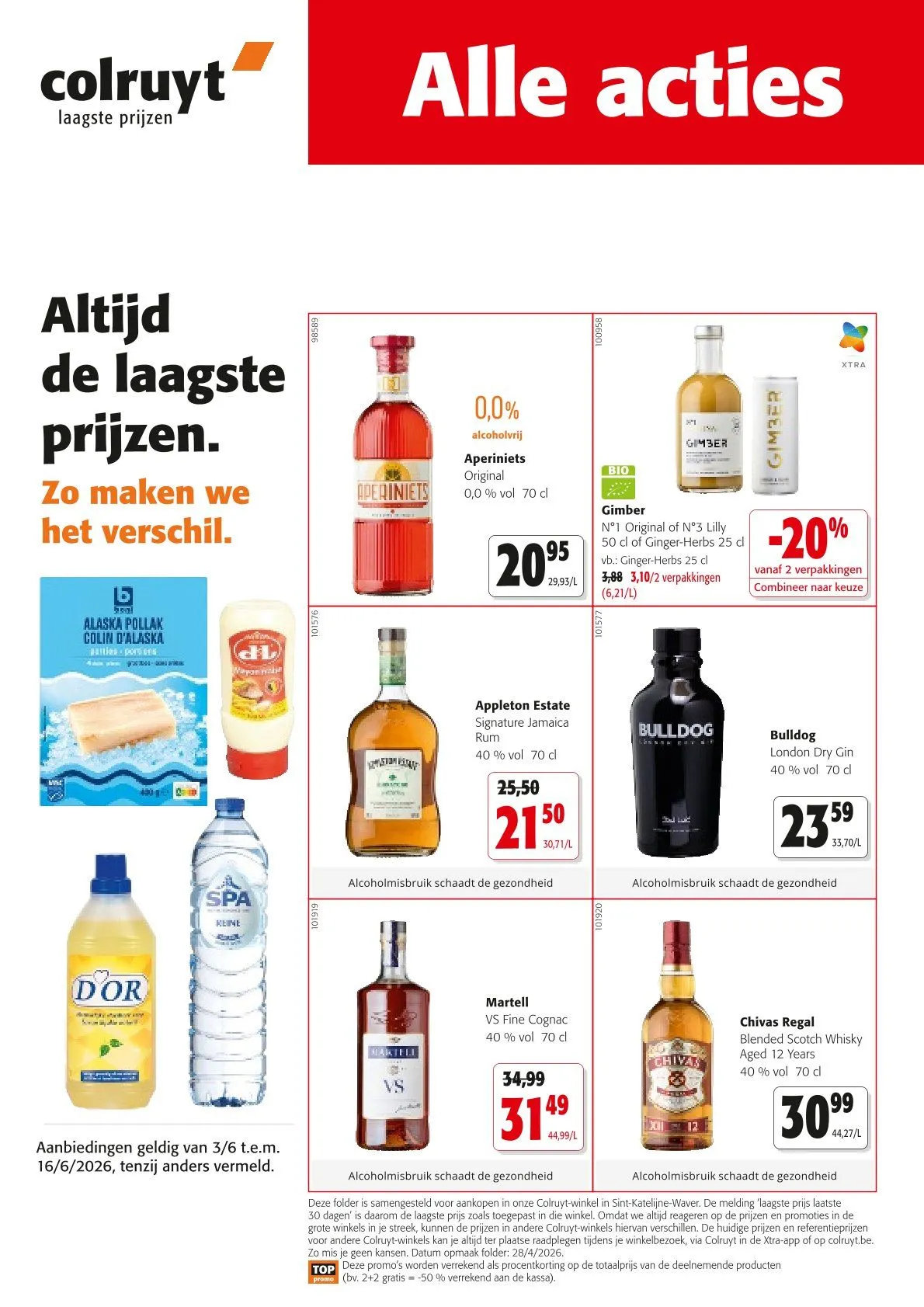Colruyt Folders van 3 juni tot 16 juni 2026 - folder pagina 1