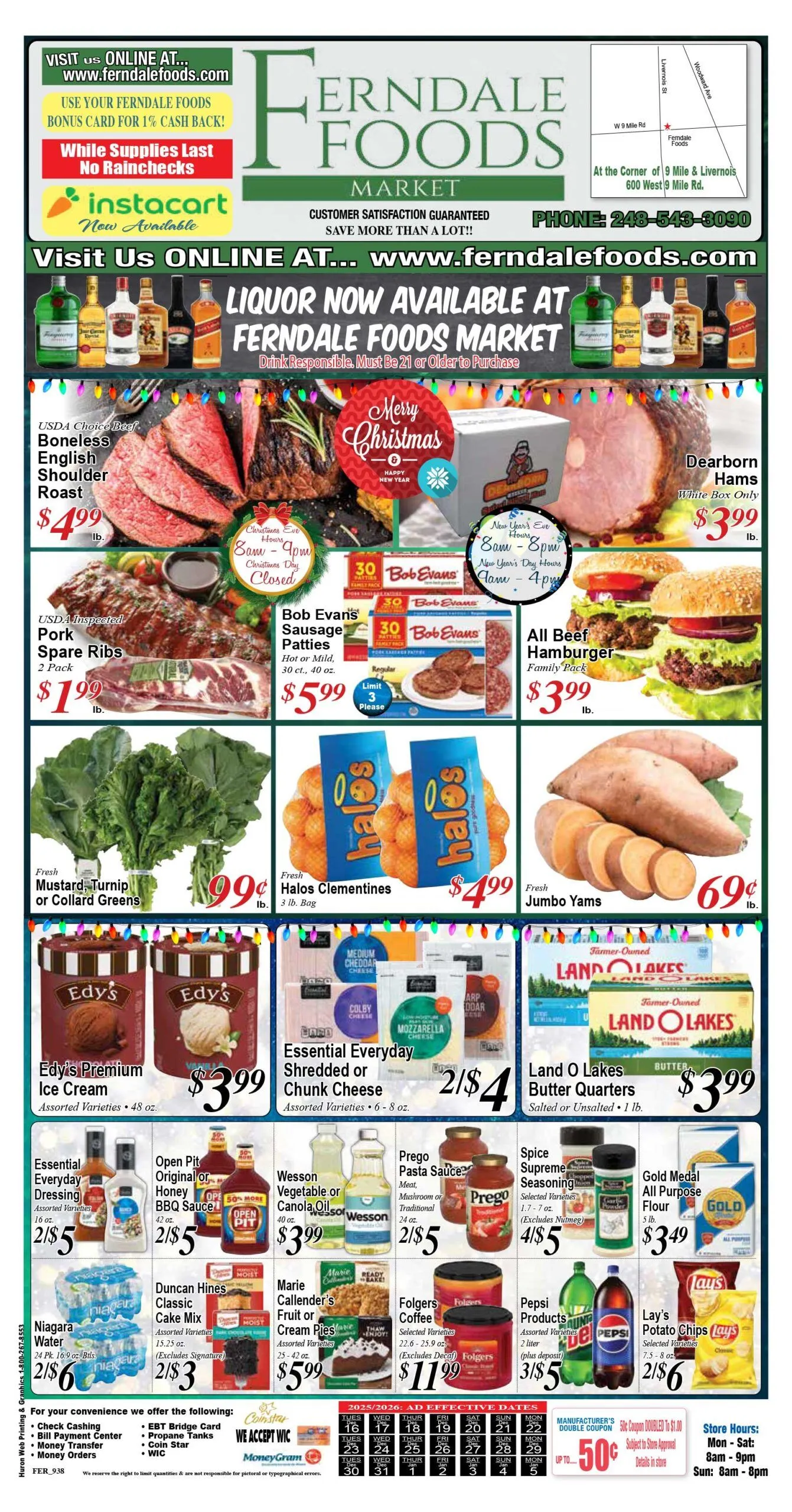 Weekly ad Ferndale Foods Sales from December 16 to January 5 2026 - Page 