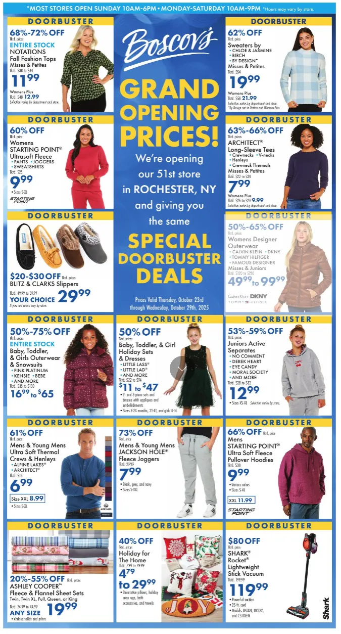 Weekly ad Boscov's Sales from October 23 to October 29 2025 - Page 