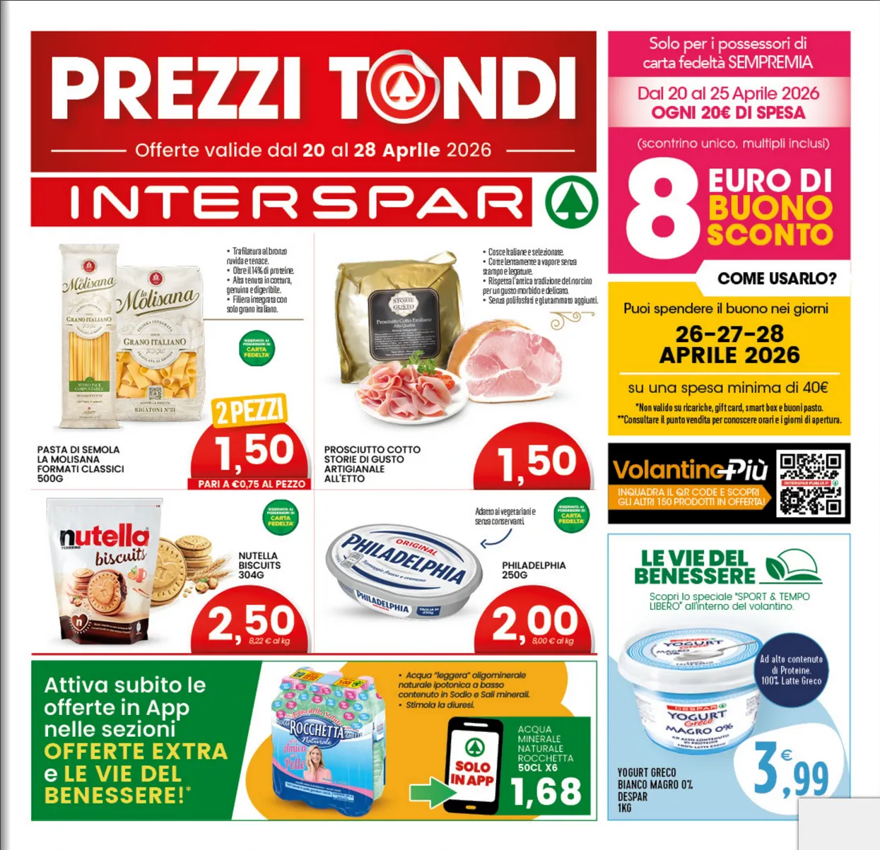 Volantini Interspar da 20 aprile a 28 aprile di 2026 - Pagina del volantino 1