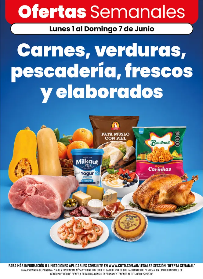 Ofertas de Ofertas Coto 1 de junio al 7 de junio 2026 - Página 1 del catálogo
