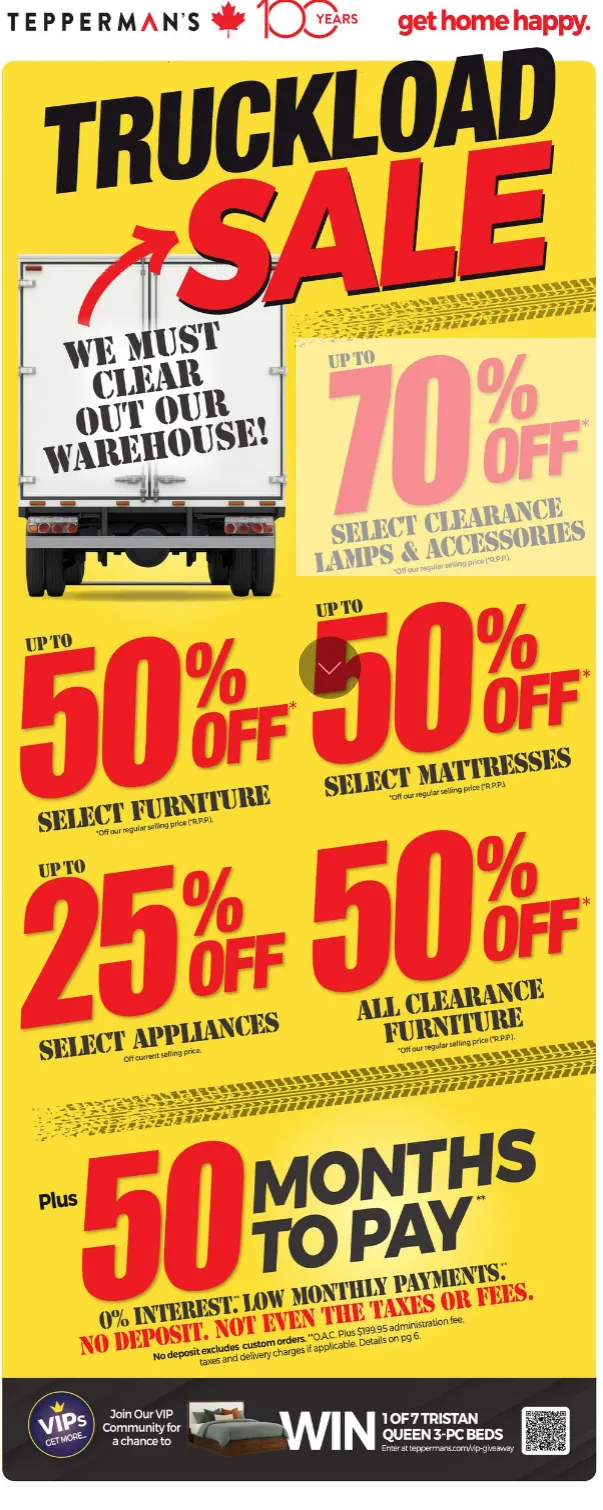 Tepperman's Sales from October 16 to October 22 2025 - flyer page 1