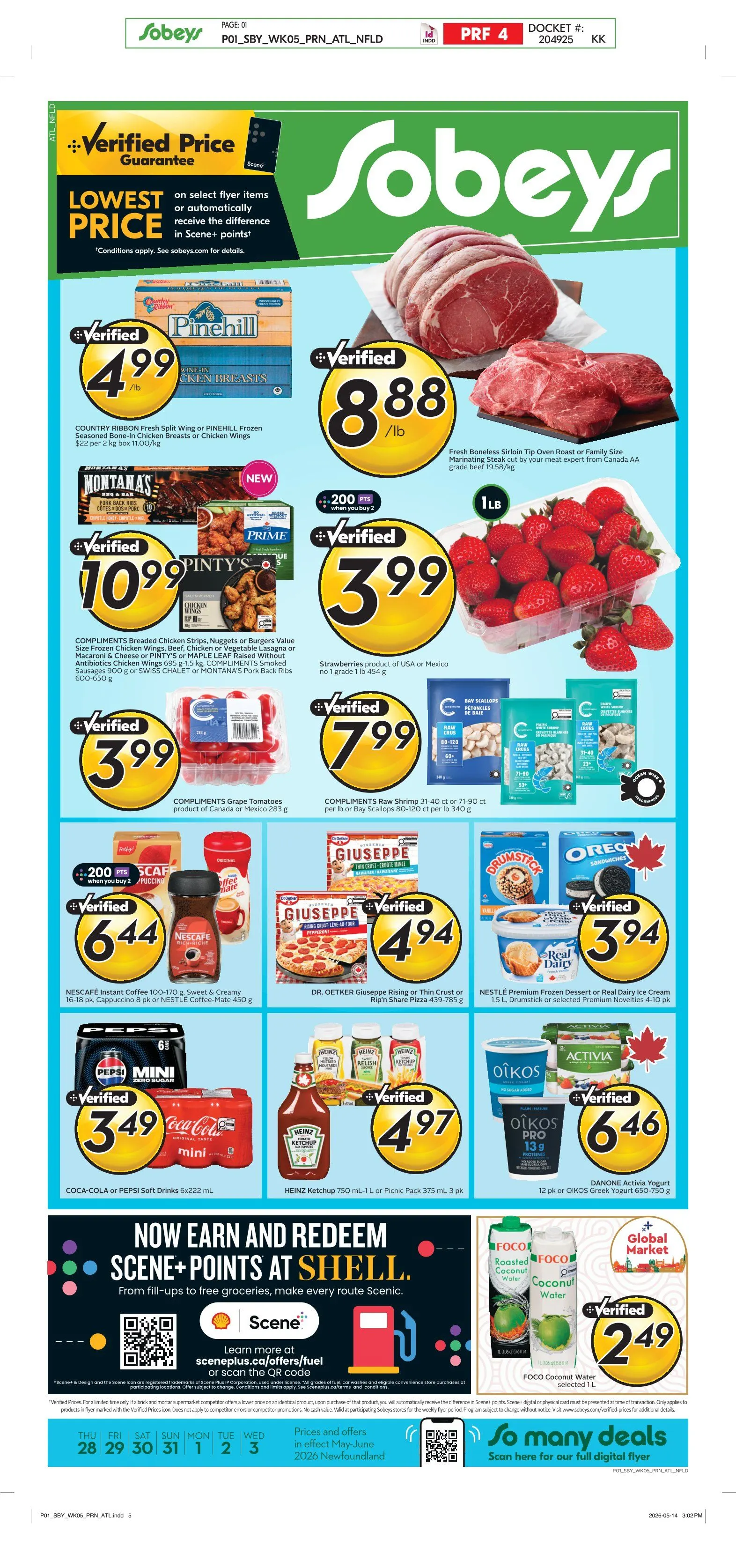 Sobeys Sales from May 28 to June 3 2026 - flyer page 1
