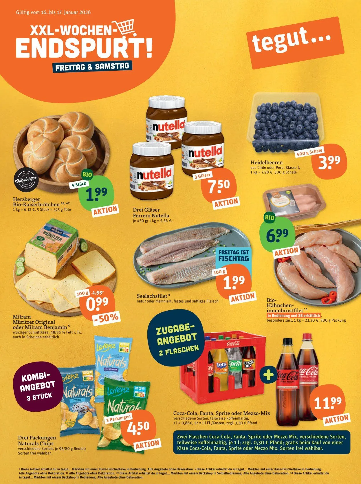 tegut... Angebote von 16. Januar bis 17. Januar 2026 - Prospekt seite 1