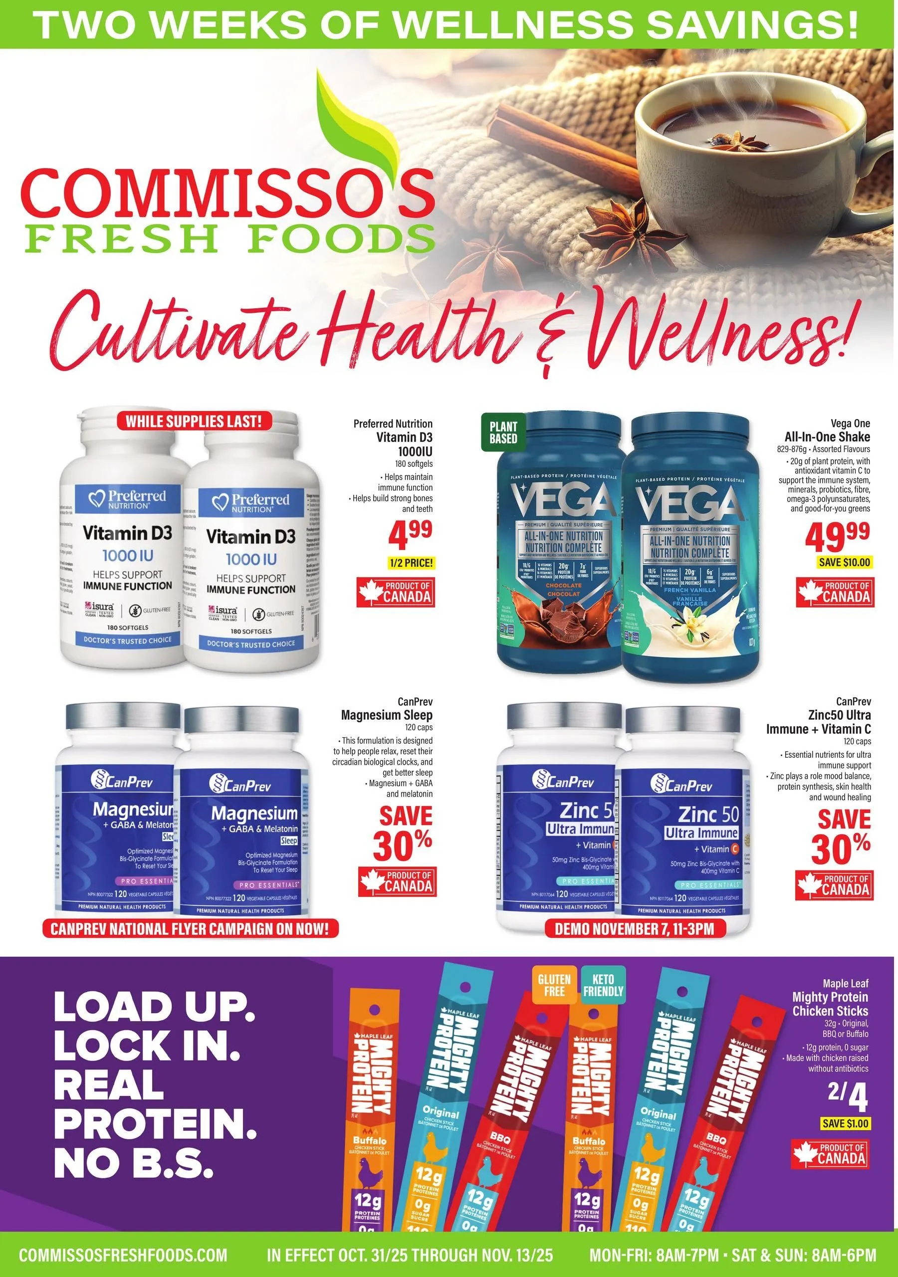 Commisso's Fresh Foods Sales from October 30 to November 12 2025 - flyer page