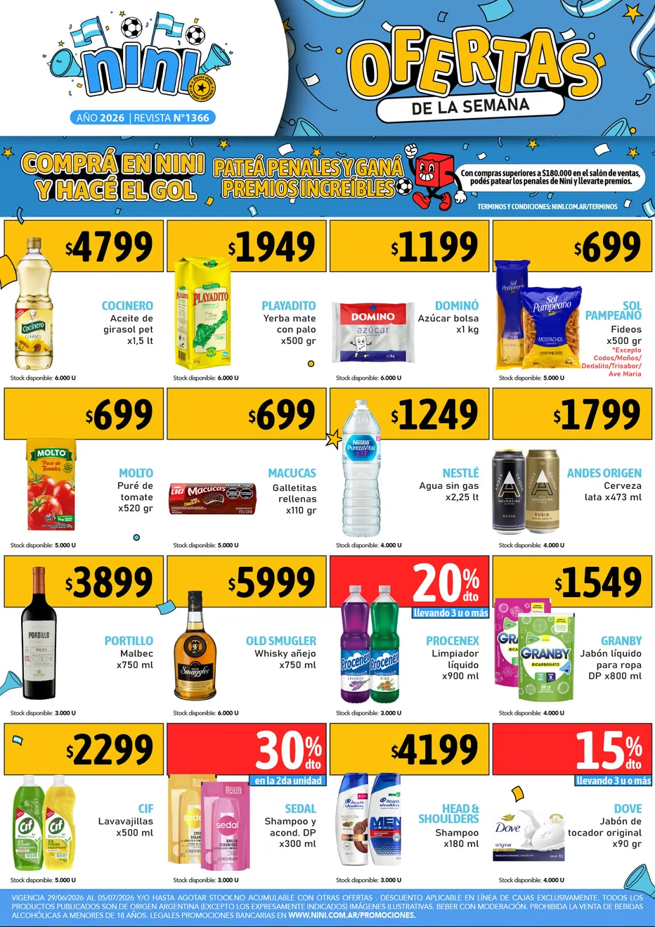 Ofertas de Ofertas Nini Mayorista 29 de junio al 5 de julio 2026 - Página  del catálogo