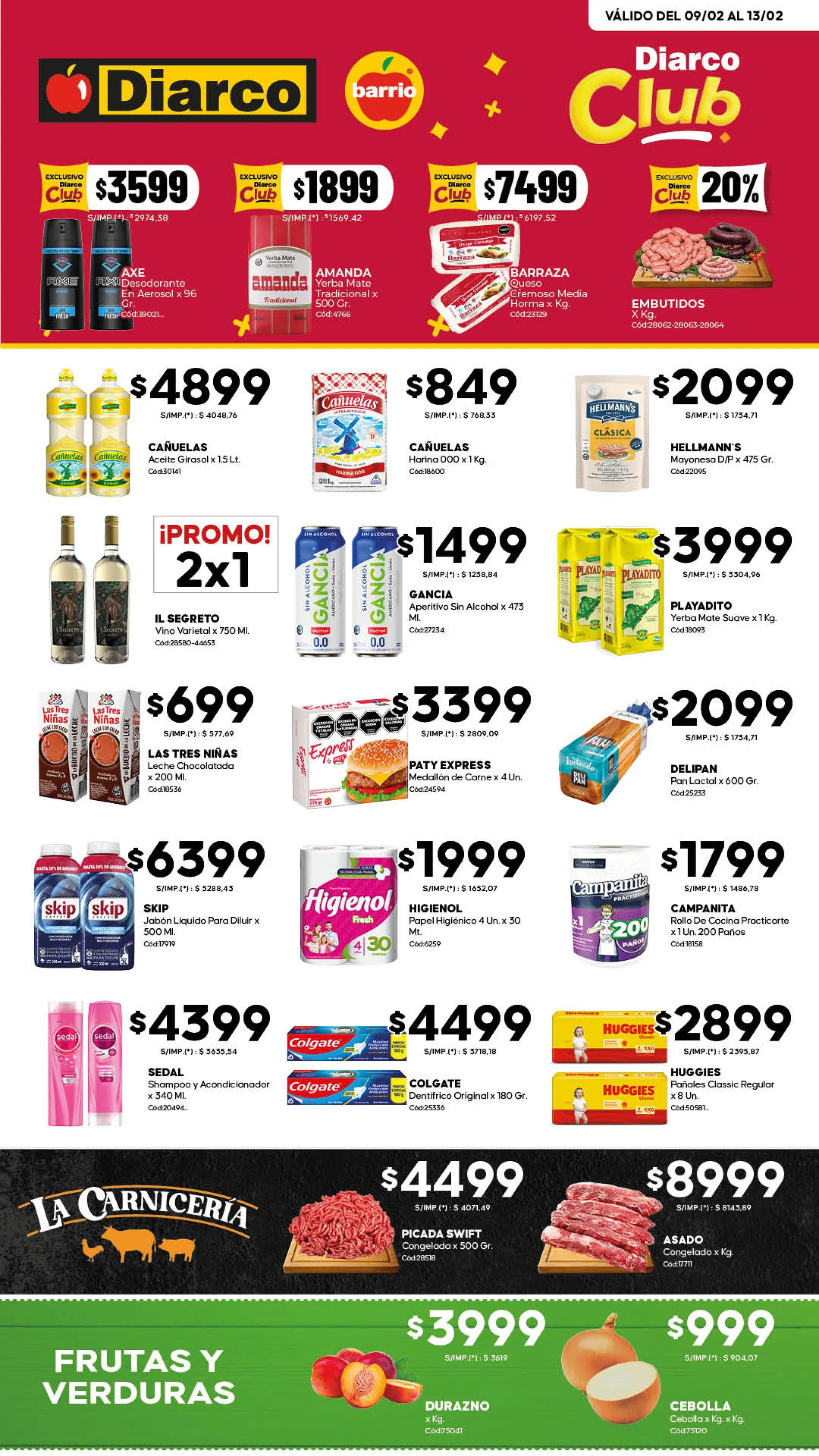 Ofertas de Diarco Ofertas 9 de febrero al 13 de febrero 2026 - Página del catálogo