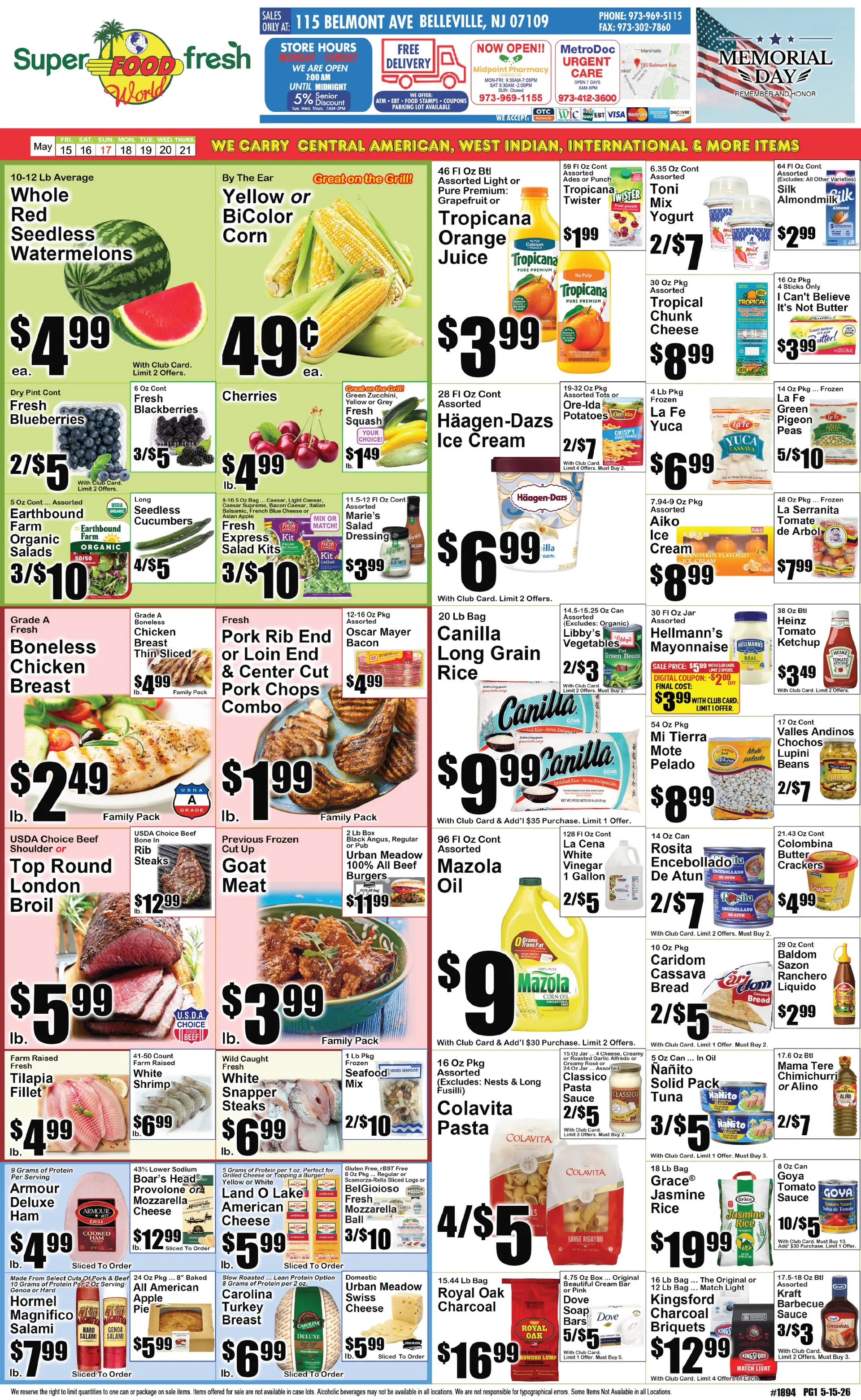 Weekly ad SuperFresh Sales from May 15 to May 21 2026 - Page 1
