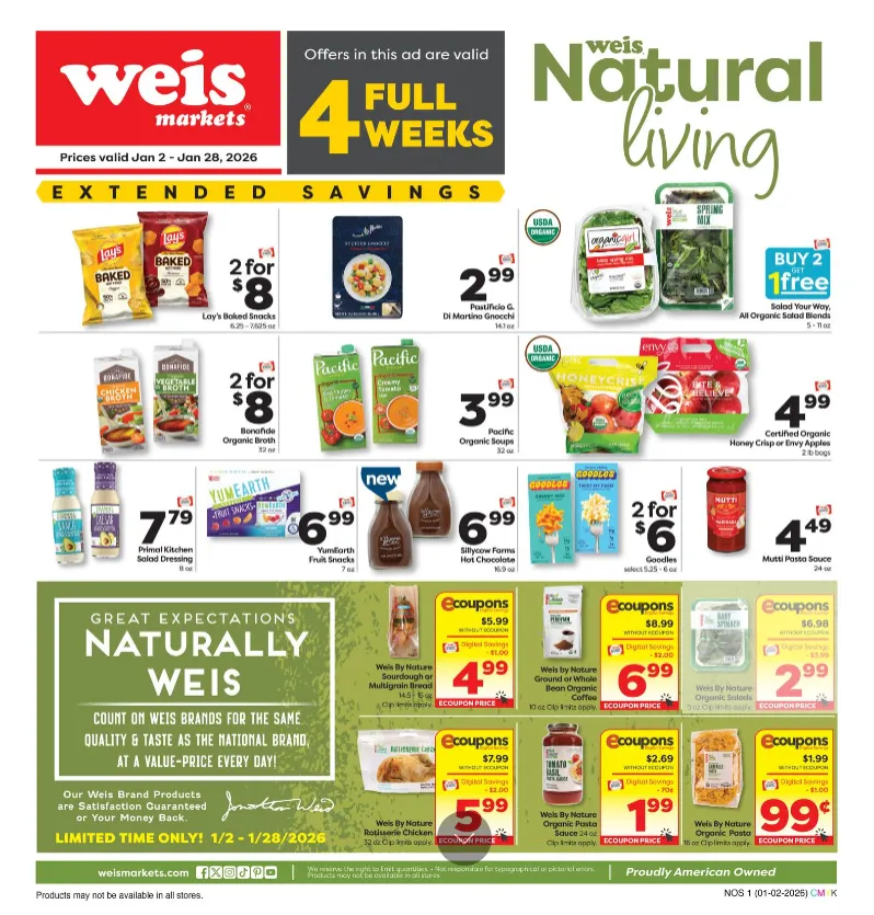 Weekly ad Weis Sales from January 2 to January 28 2026 - Page 
